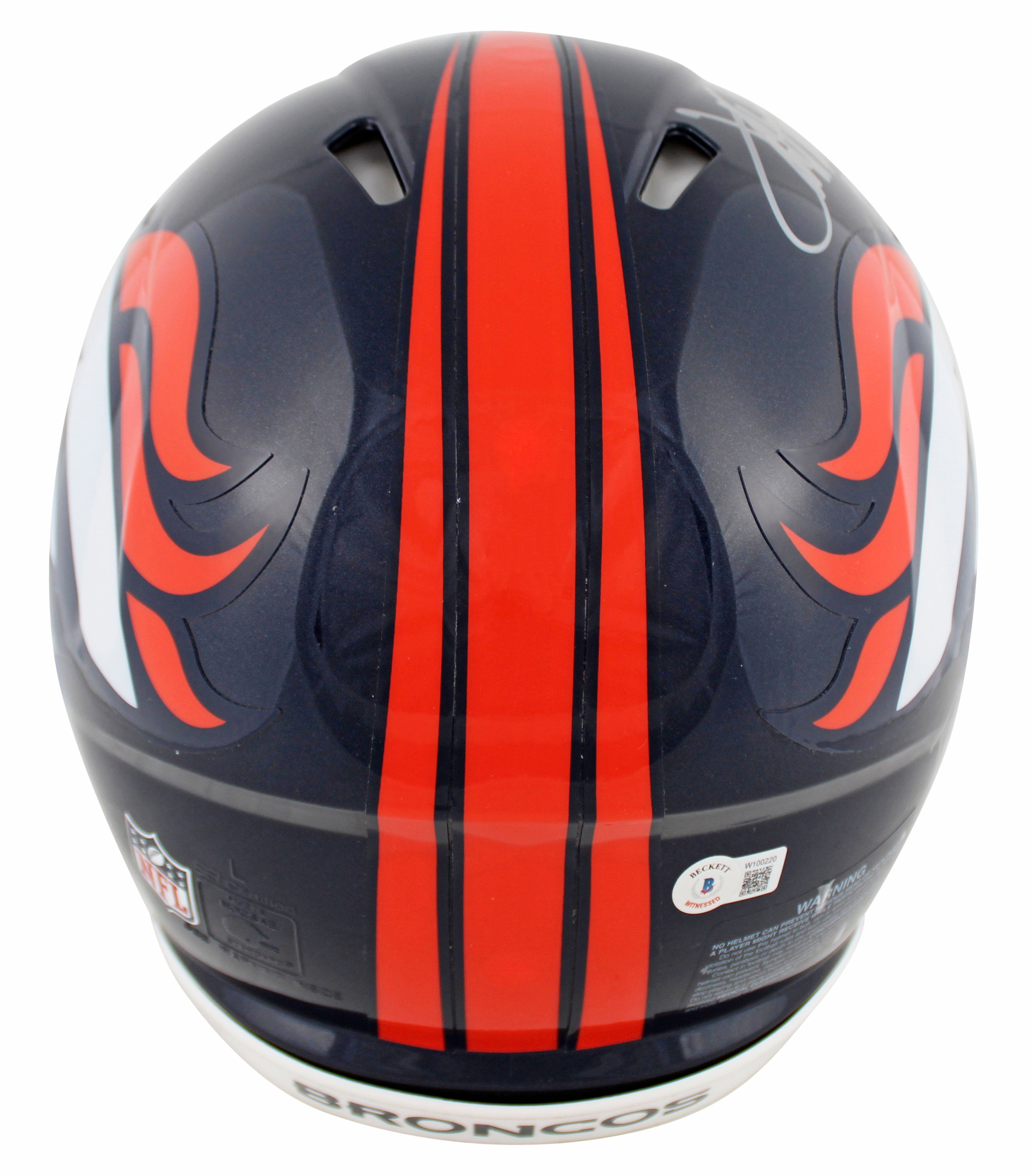 Broncos (5) Elway, Sharpe, Davis, Smith +1 Signed F/S Speed Proline Helmet BAS W