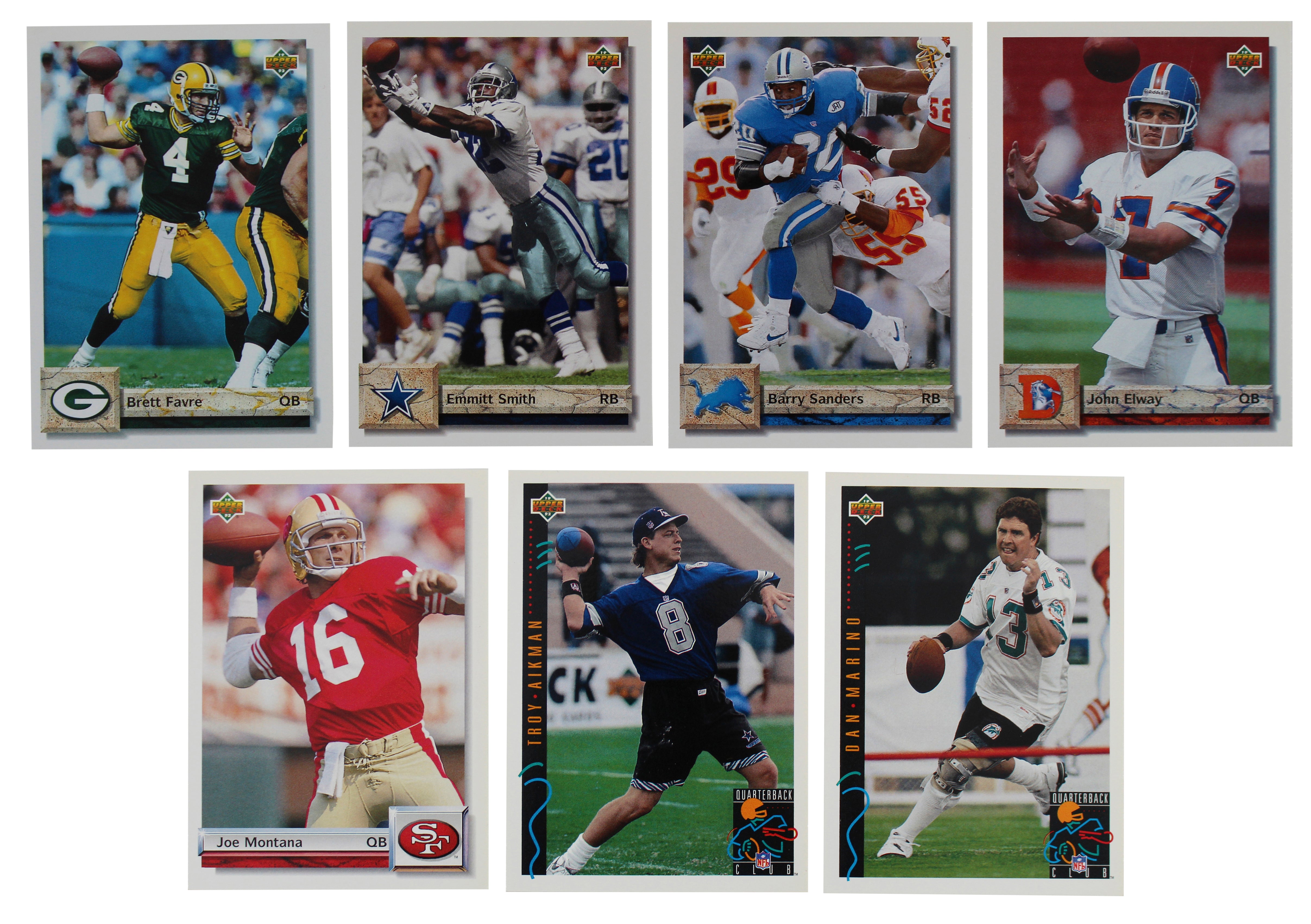 1992 Upper Deck National Football League Complete Trading Card Set w/ Gold Set