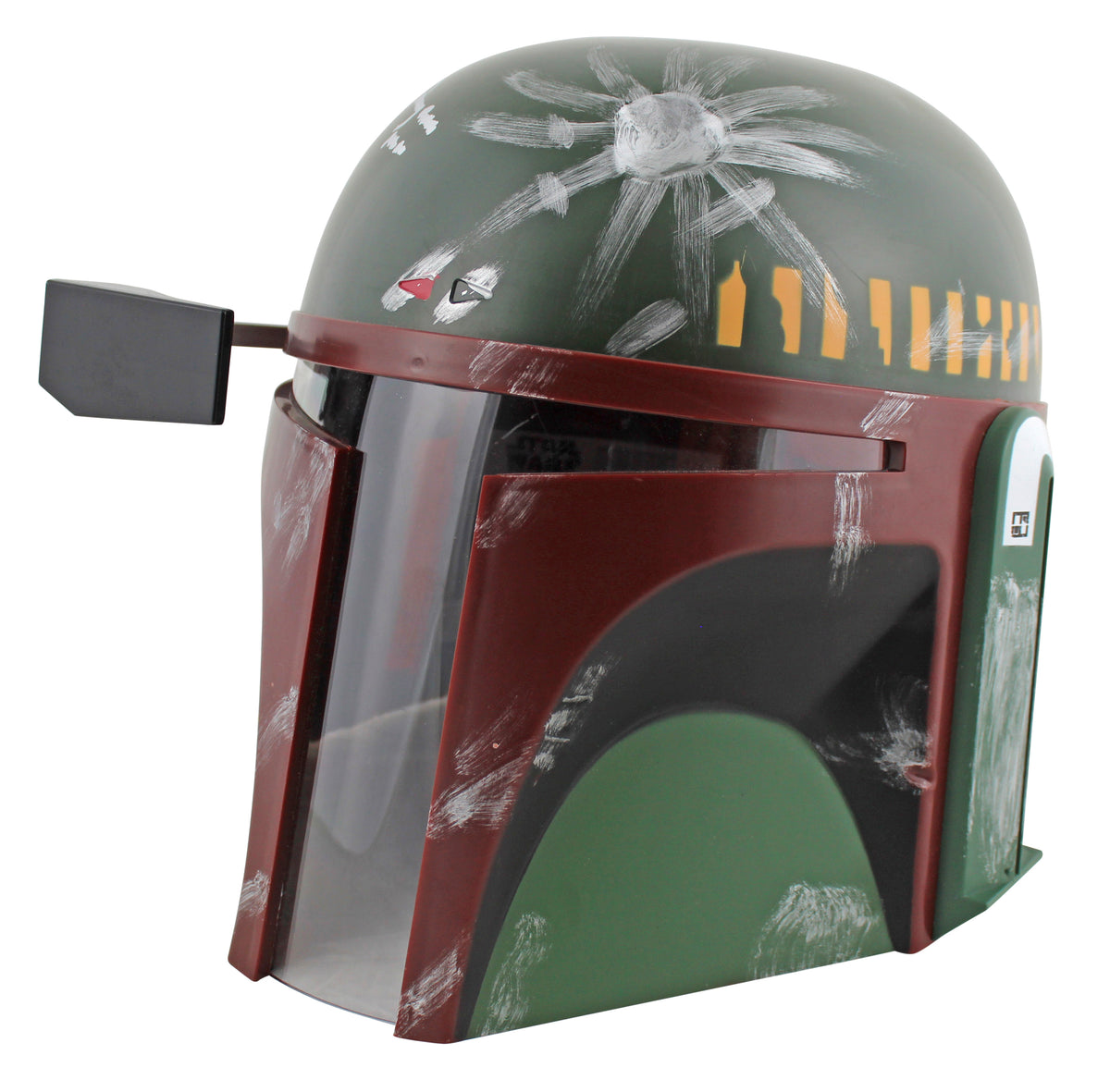 Star Wars Jeremy Bulloch Boba Fett Signed Rubies Boba Fett Deluxe Helmet BAS