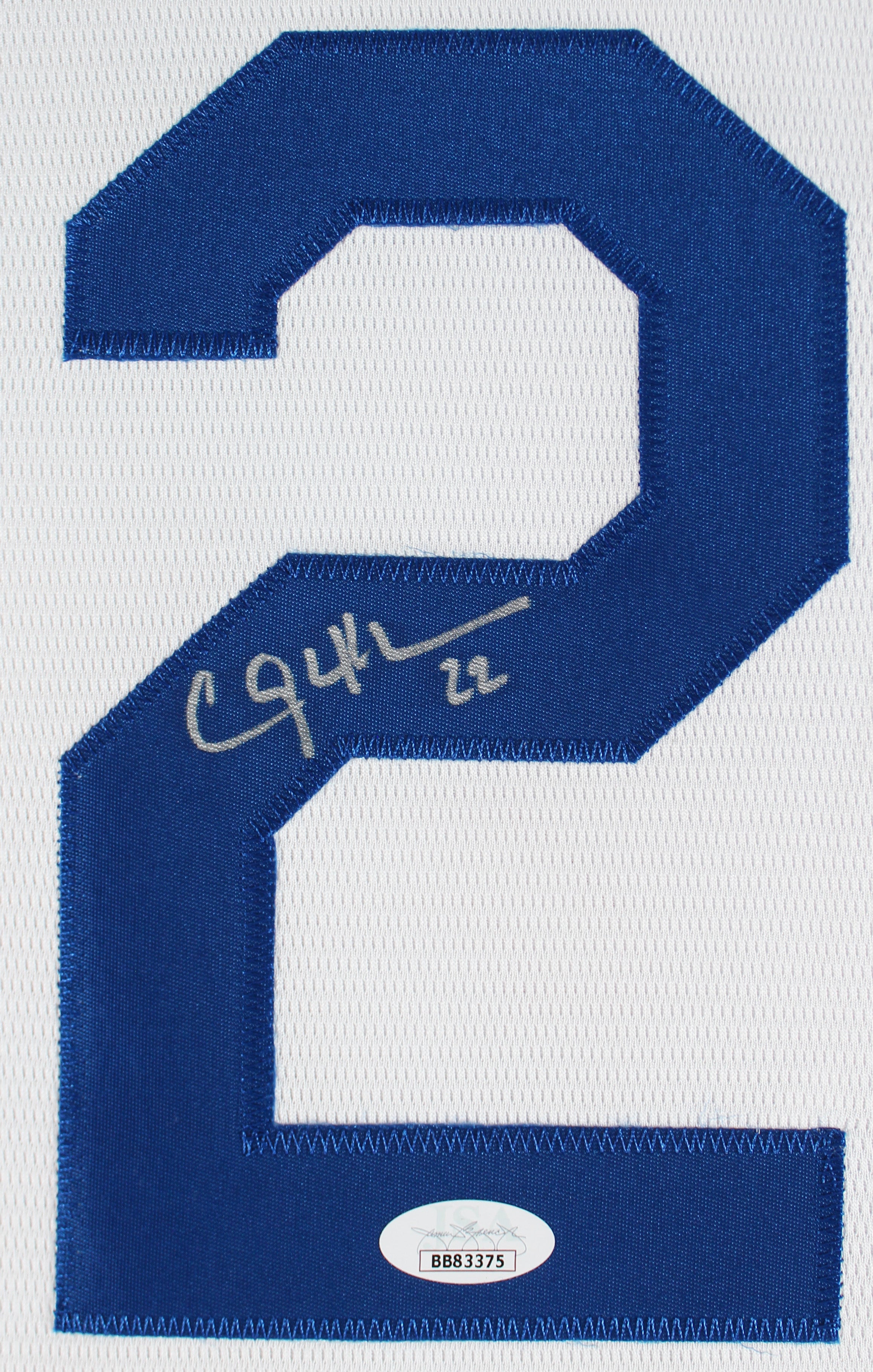 Dodgers Clayton Kershaw Authentic Signed White Majestic Framed Jersey JSA