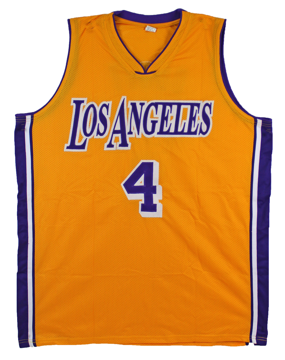Byron Scott Authentic Signed Yellow Pro Style Jersey BAS Witnessed #K03643
