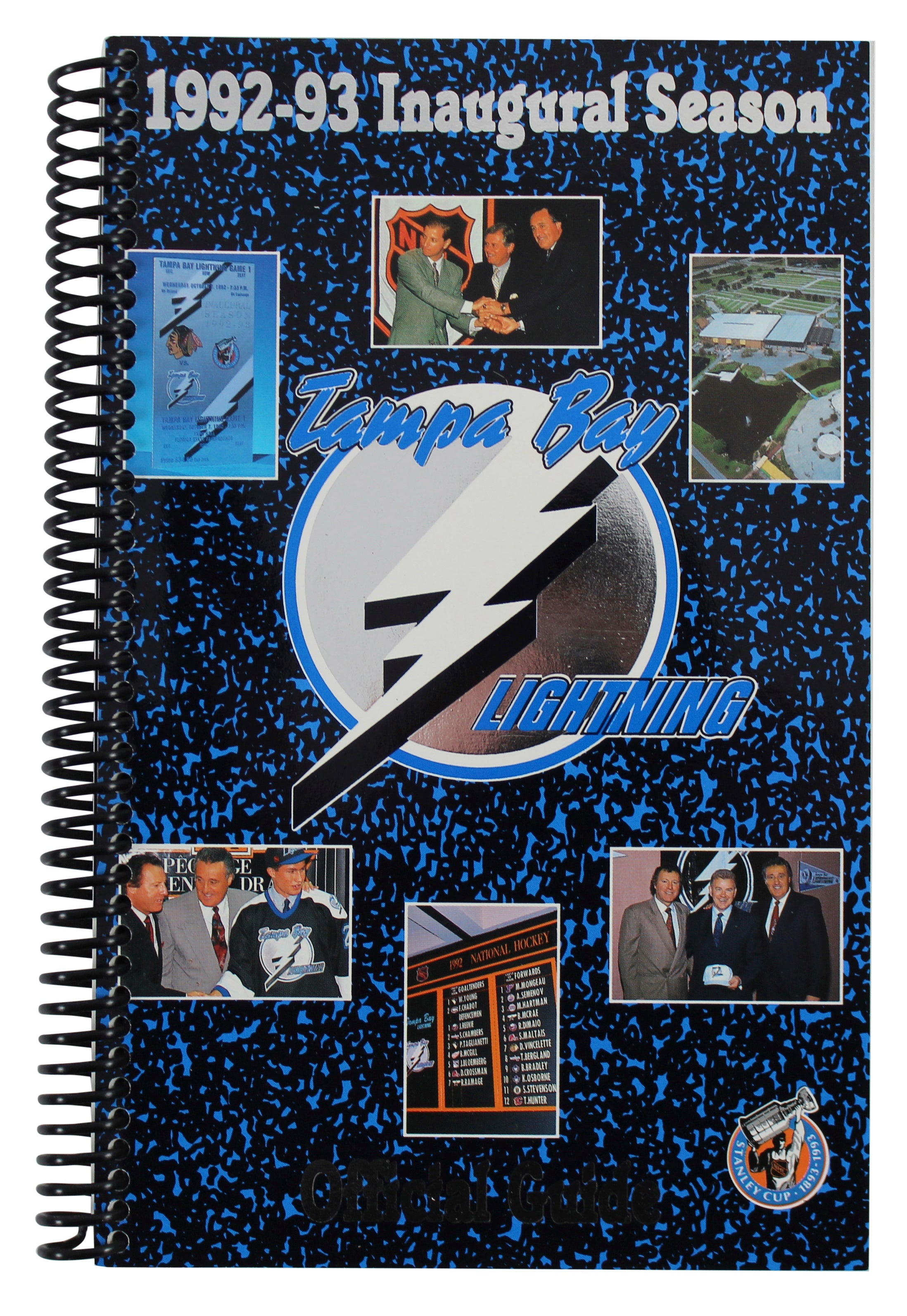 1992-93 Tampa Bay Lighting Official Guide Un-signed