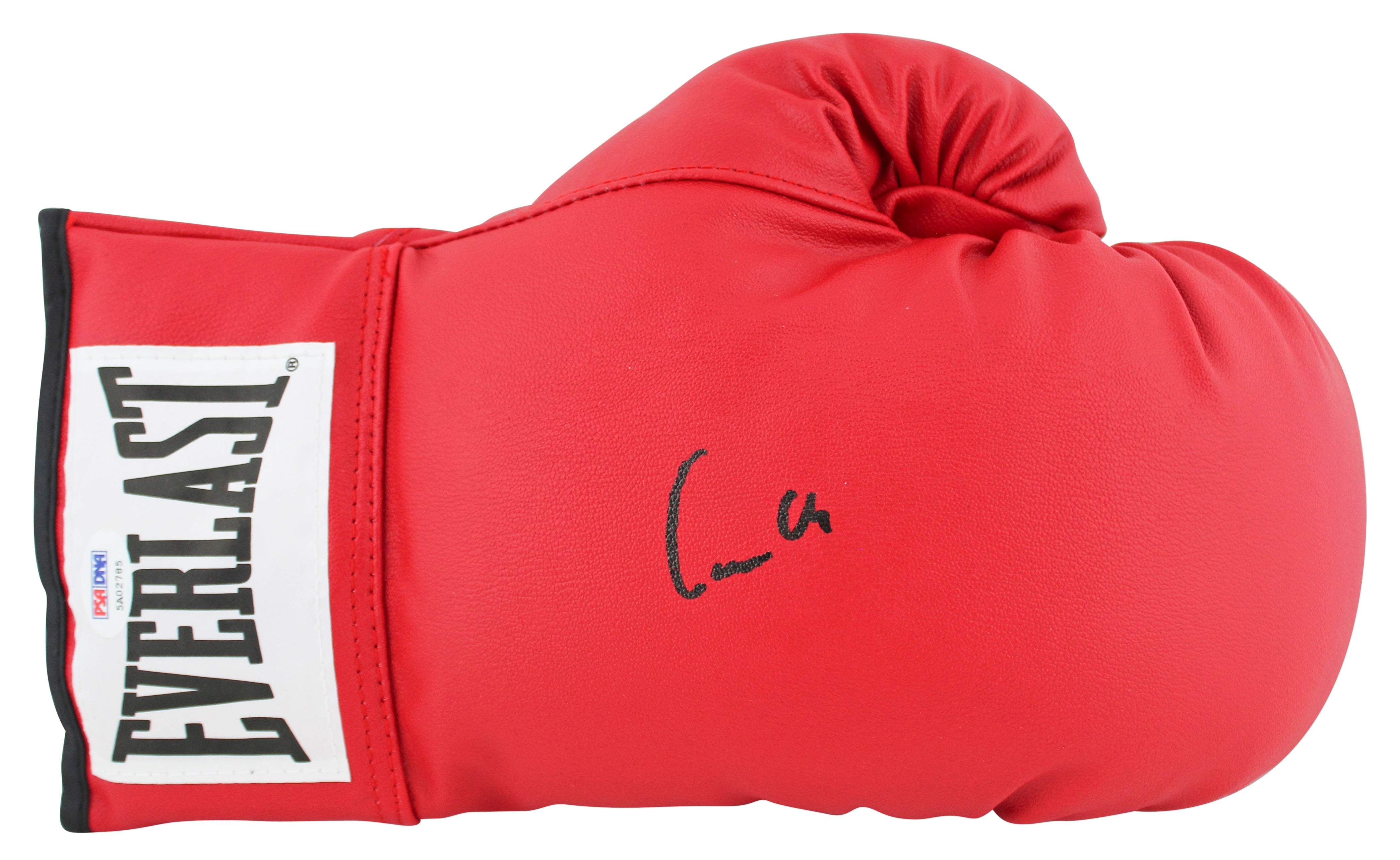 Muhammad Ali "Cassius Clay" Signed Red Everlast Boxing Glove PSA Itp #5A02785