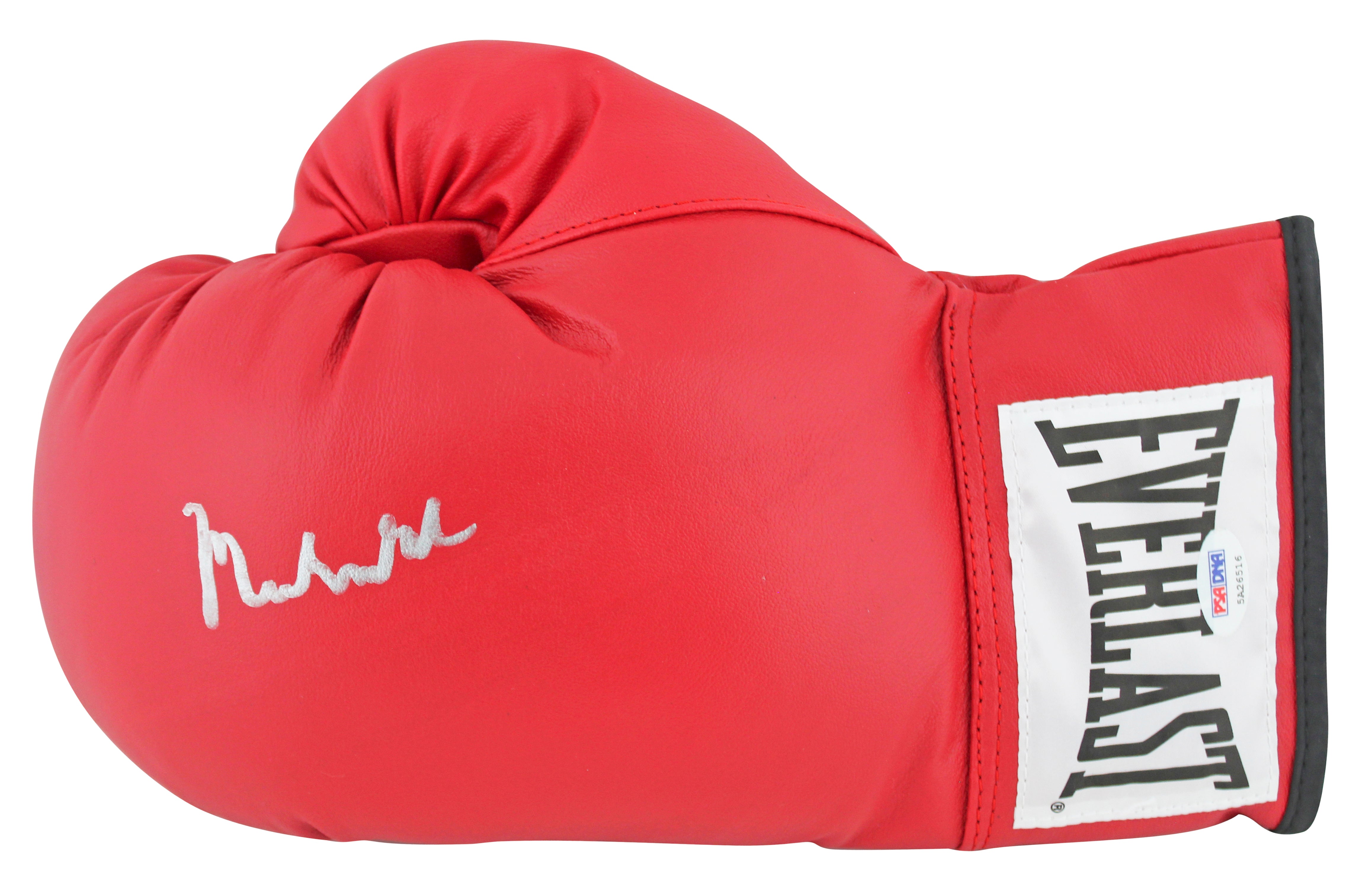 Muhammad Ali Authentic Signed Red Everlast Boxing Glove PSA/DNA Itp #5A26516