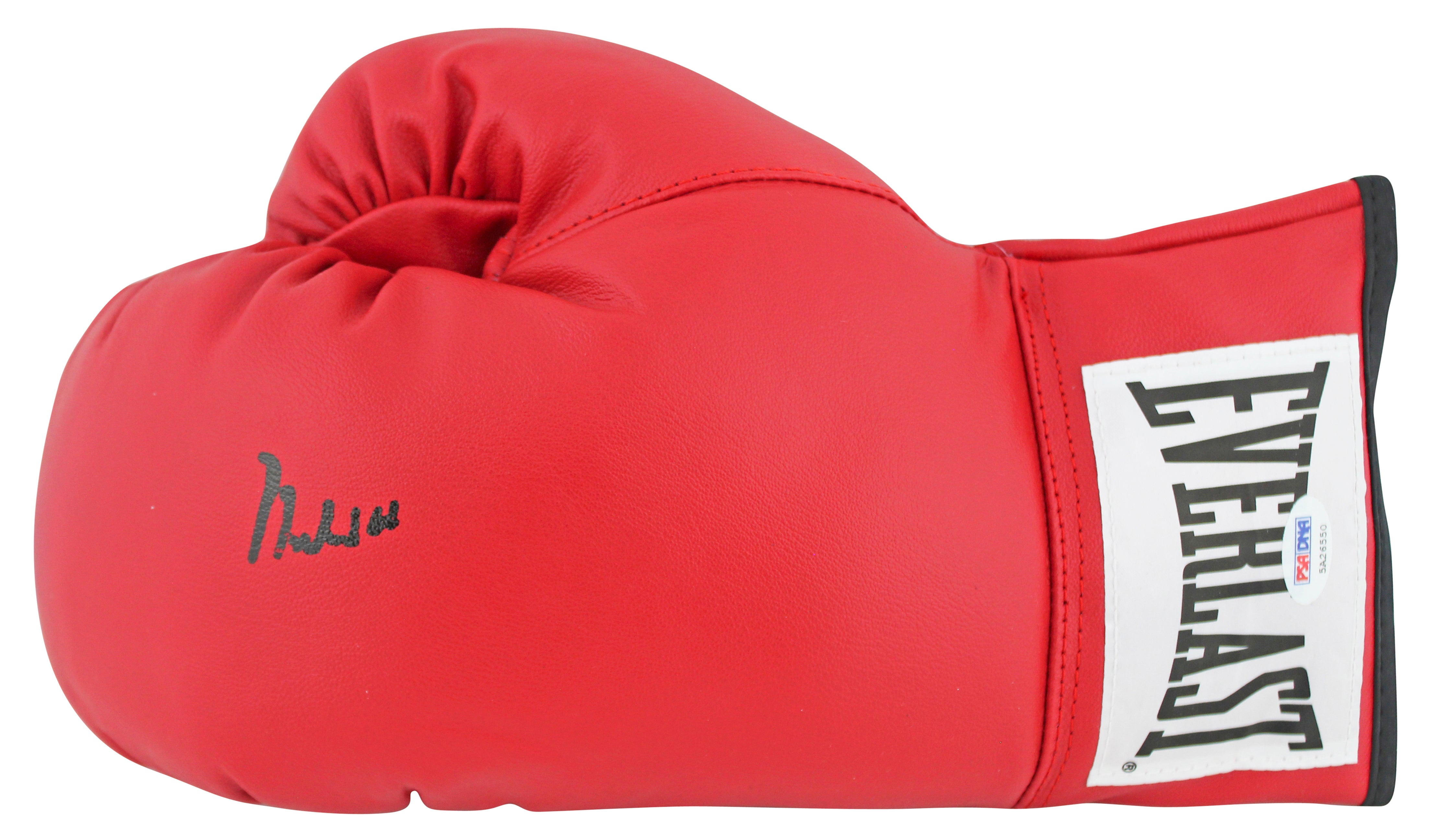 Muhammad Ali Authentic Signed Red Everlast Boxing Glove PSA/DNA Itp #5A26550