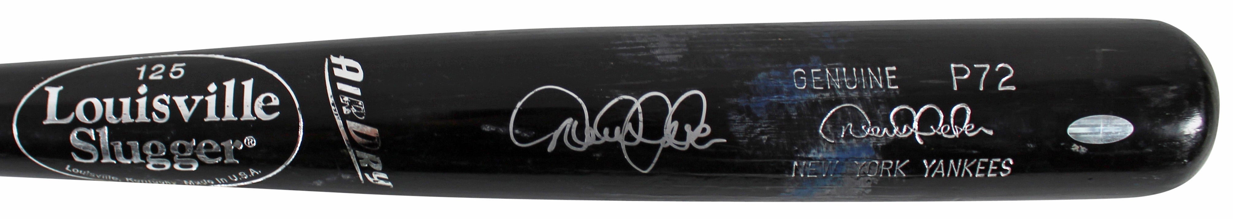 Yankees Derek Jeter Signed 2002-03 Game Used LS Bat GU Graded 9.5 PSA & BAS LOA