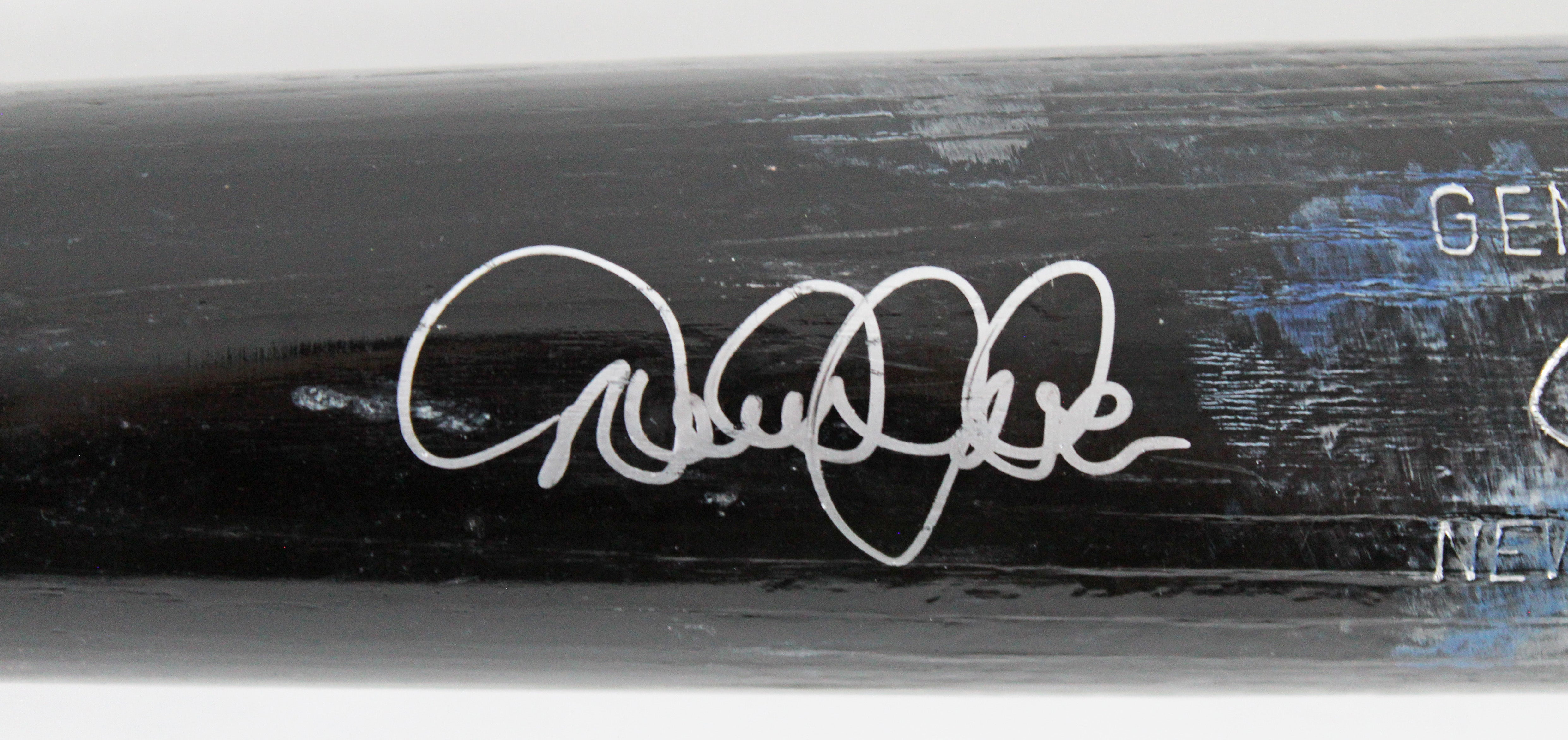 Yankees Derek Jeter Signed 2002-03 Game Used LS Bat GU Graded 9.5 PSA & BAS LOA