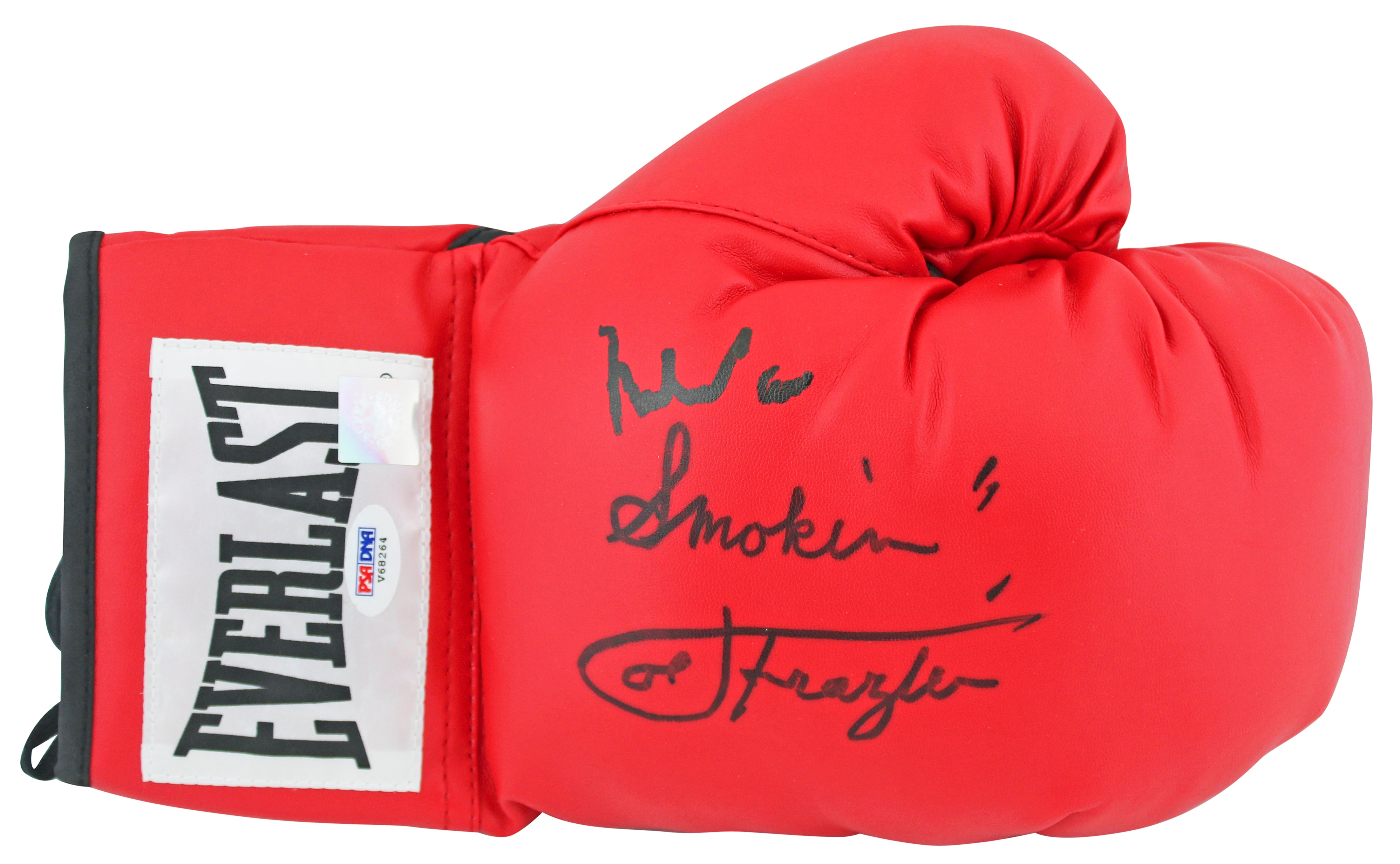 Muhammad Ali & Joe Frazier Signed Red Everlast Boxing Glove PSA/DNA  #V68264