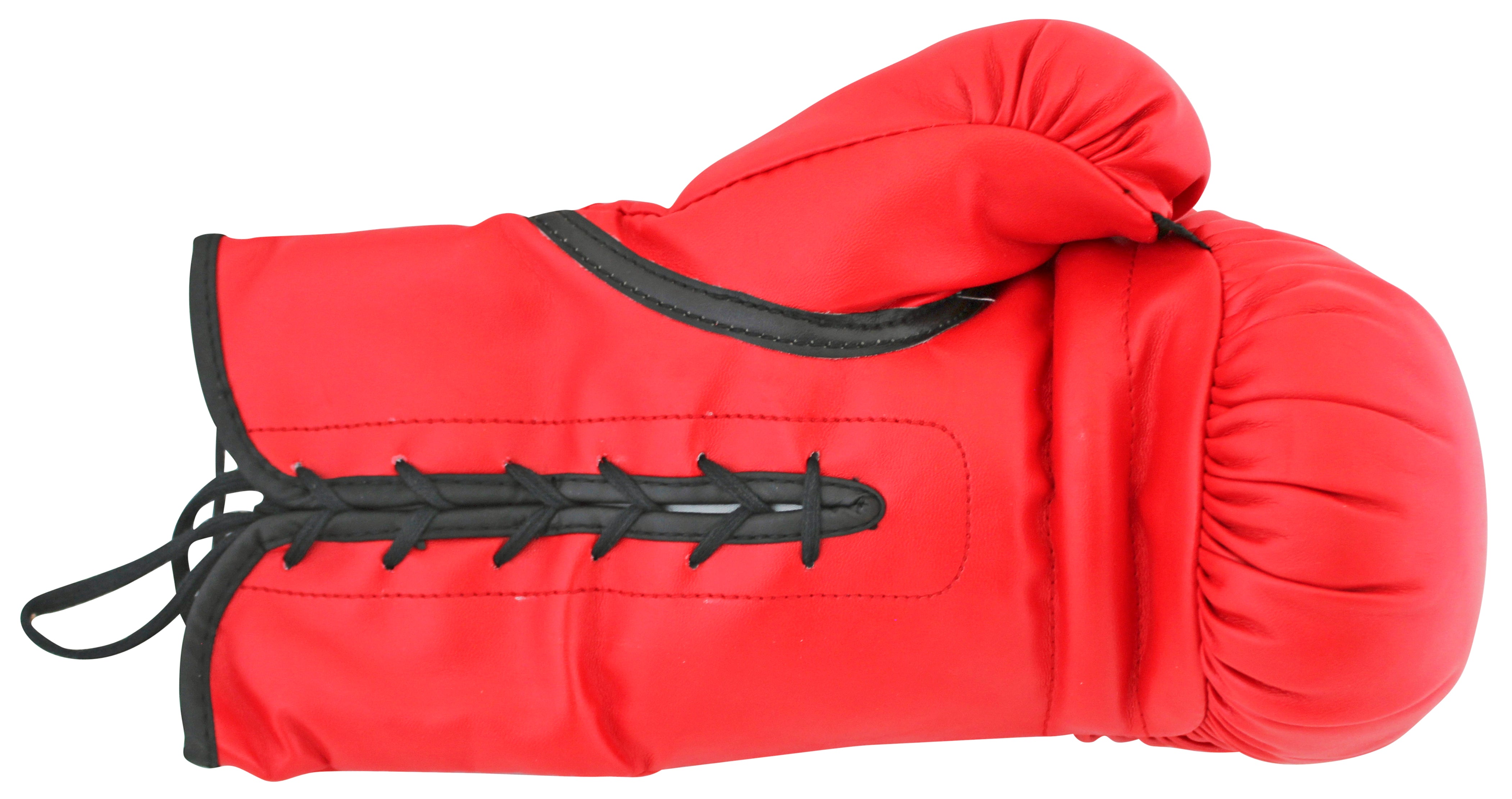 Muhammad Ali & Joe Frazier Signed Red Everlast Boxing Glove PSA/DNA #V68257