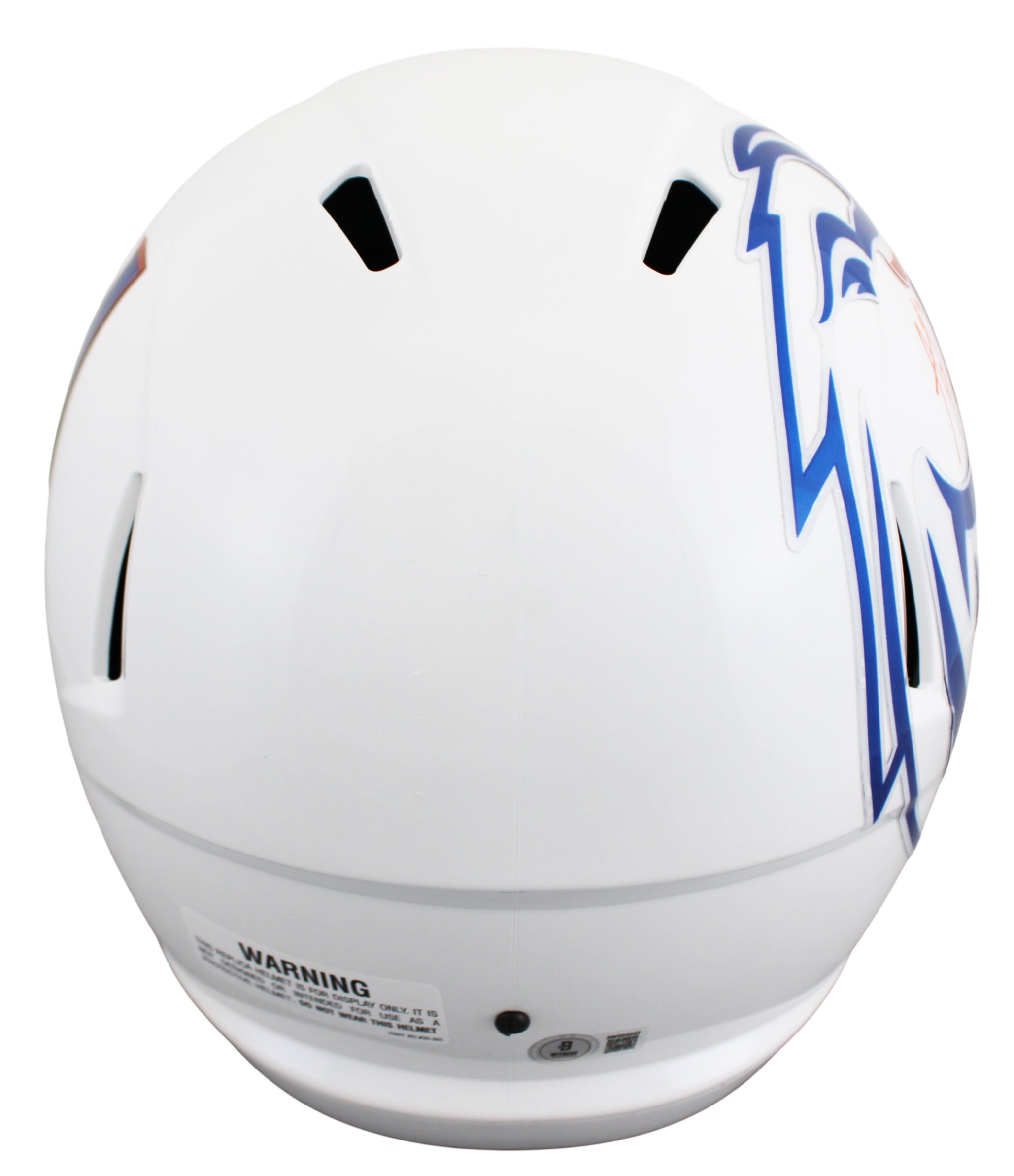 Boise State Ashton Jeanty Signed White Full Size Speed Rep Helmet BAS Witnessed