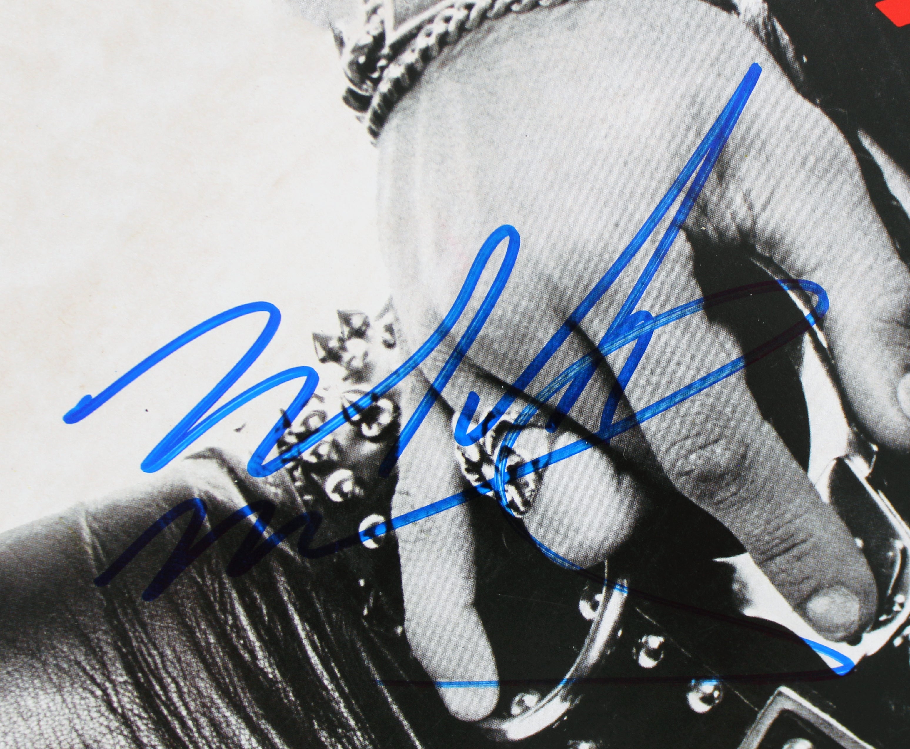 Motley Crue (4) Lee, Sixx, Neil & Mars Authentic Signed Album Cover BAS #AB77808