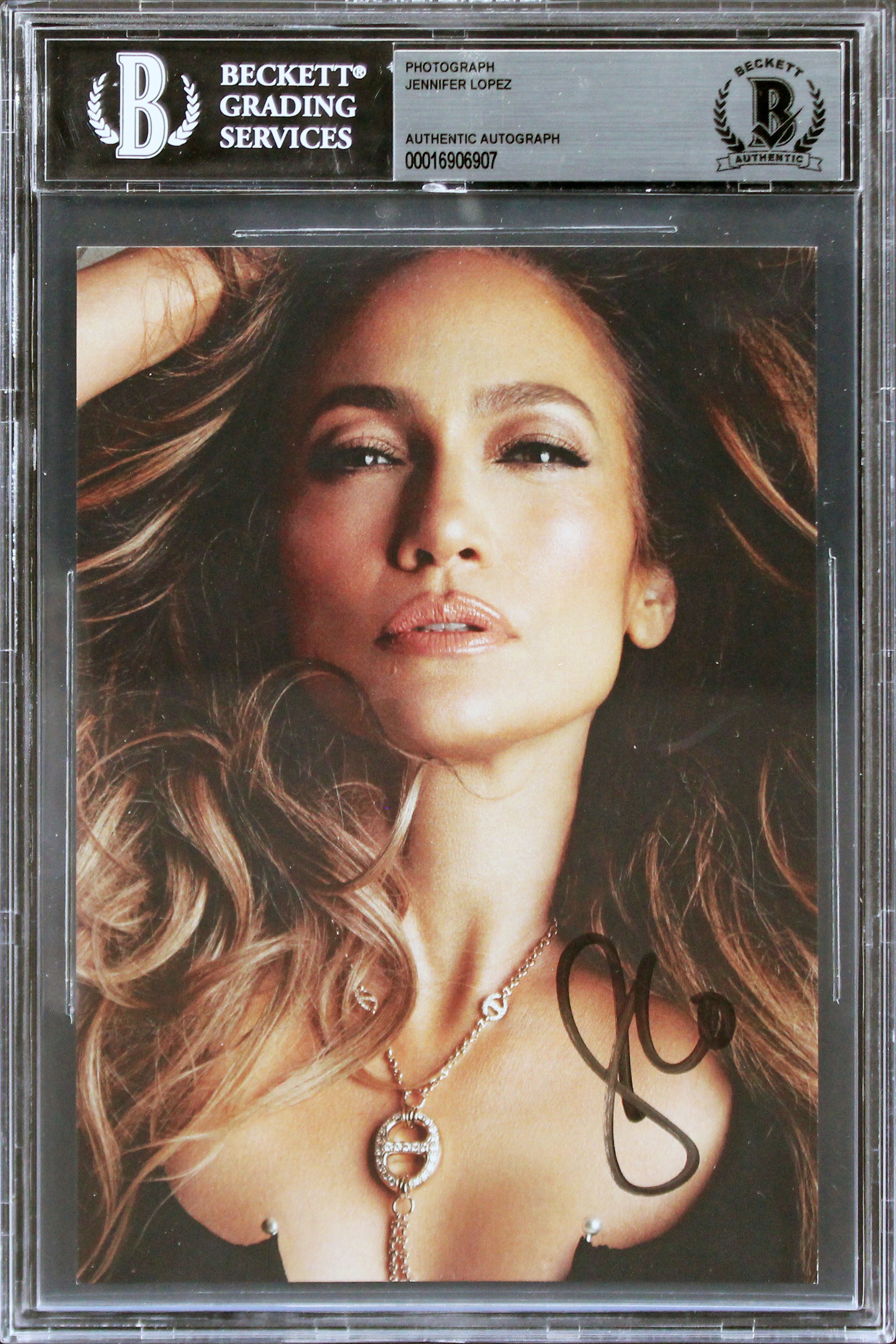 Jennifer Lopez Authentic Signed This Is Me...Now Cd Insert W/ Disk BAS Slabbed