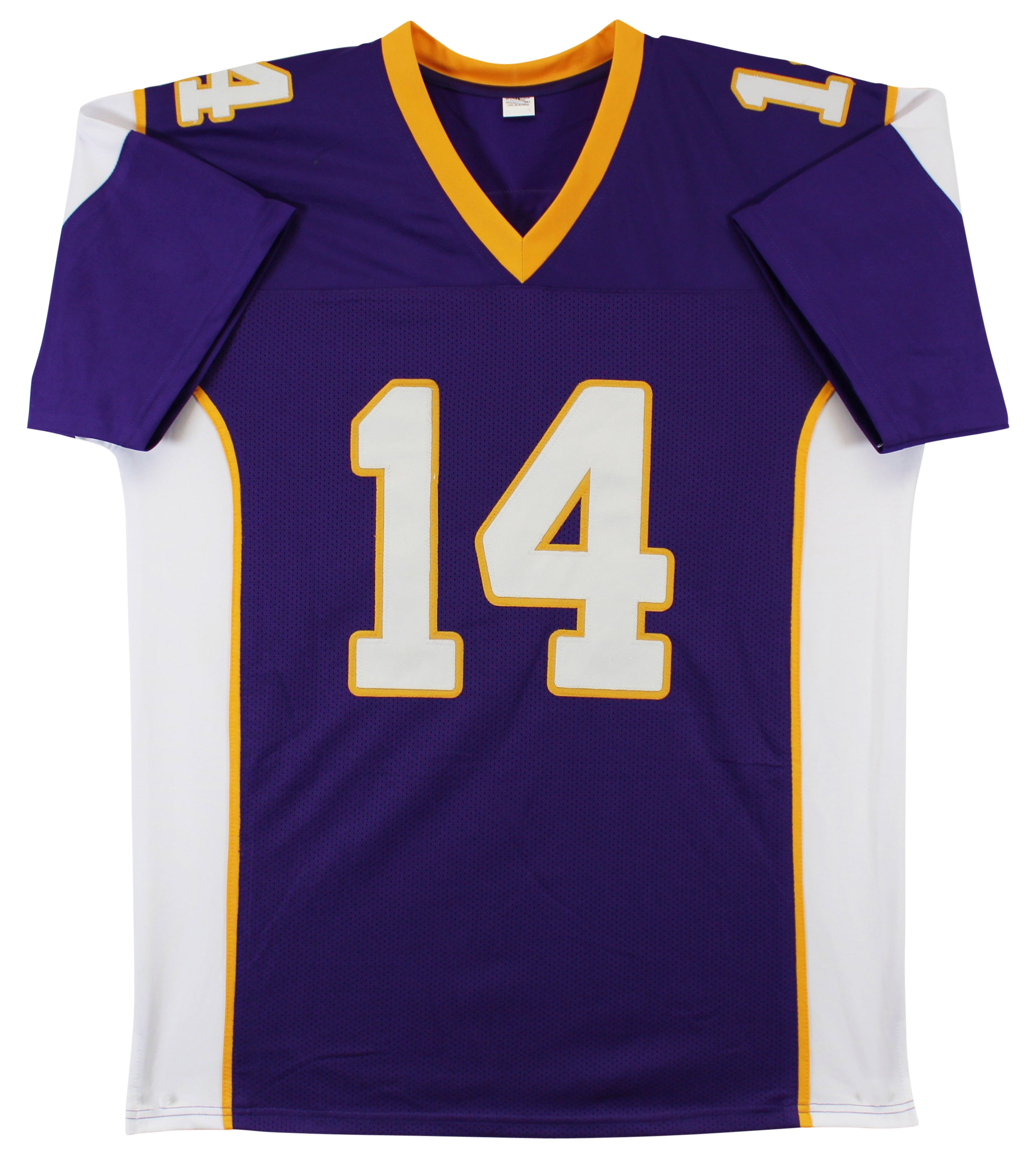 Brad Johnson Authentic Signed Purple Pro Style Jersey BAS Witnessed