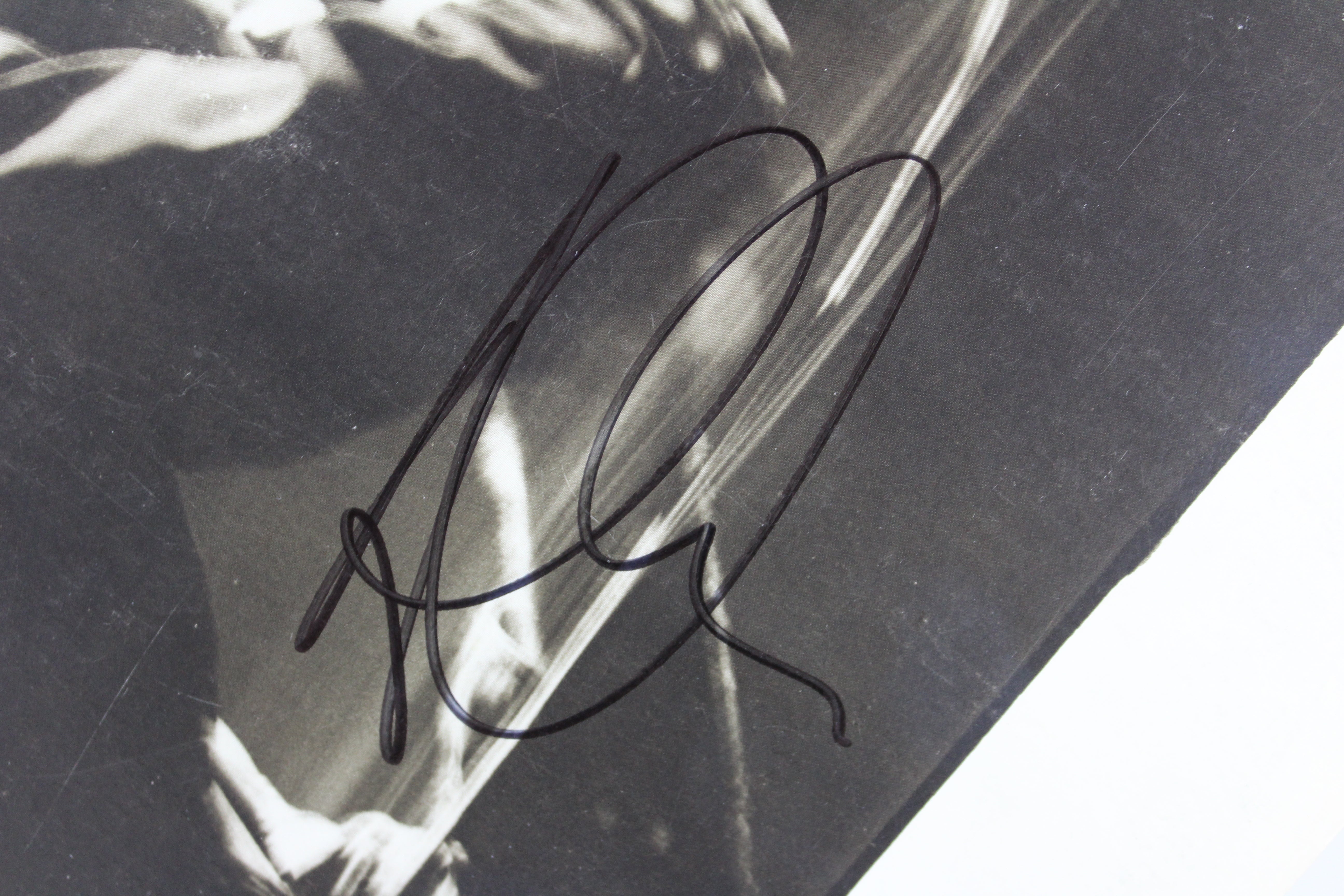 Adam Clayton U2 Signed Wide Awake In America Album Cover W/ Vinyl BAS #E44193