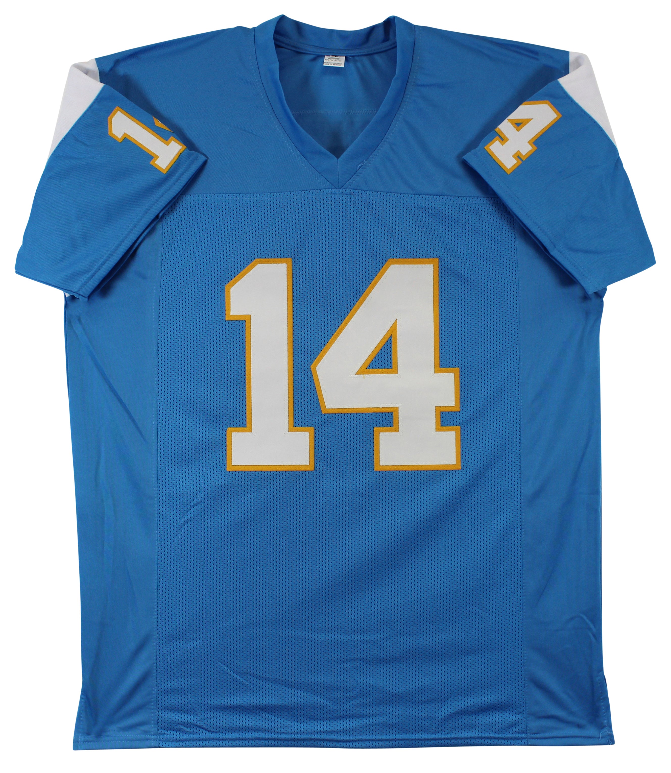 Dan Fouts Authentic Signed Powder Blue Pro Style Jersey BAS Witnessed