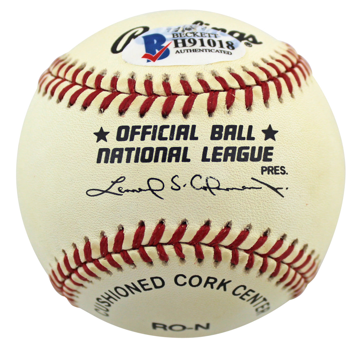 Giants Matt Williams Authentic Signed Leonard S. Coleman Jr. Onl Baseball BAS