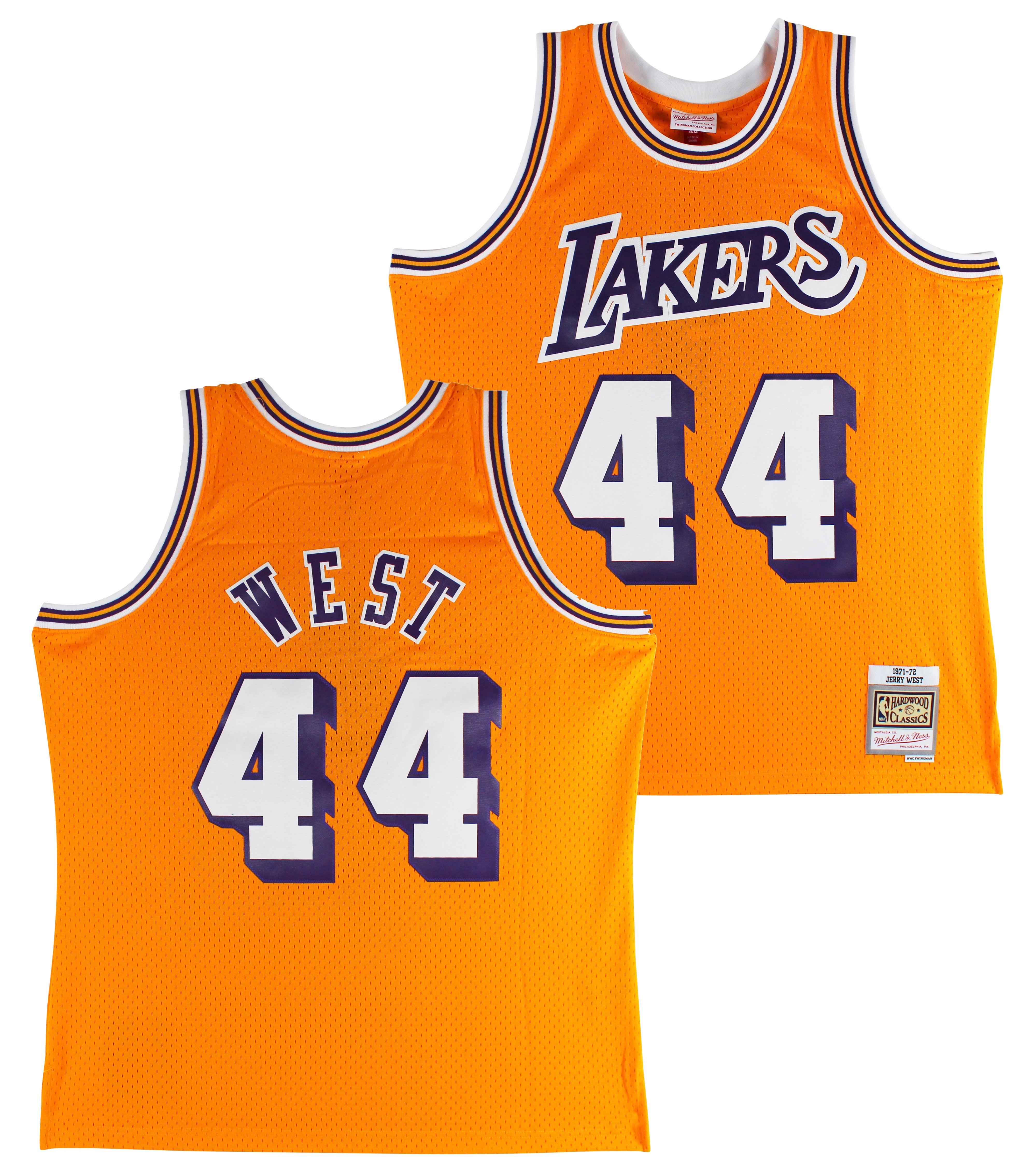 Mitchell Ness Los Angeles Lakers Jerry West 1971-72 75th Swingman Jersey Sz XL online