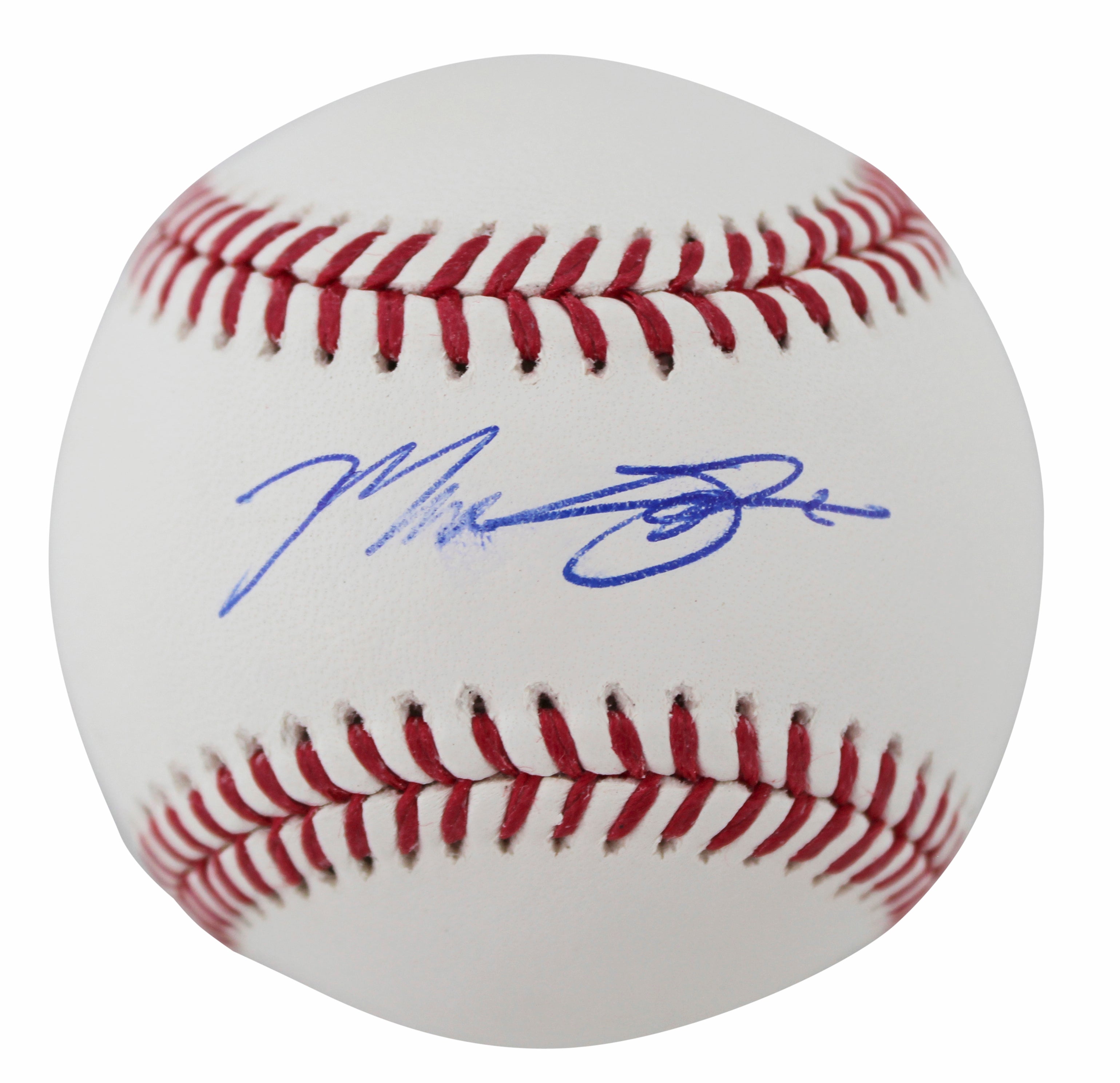 Rangers Max Scherzer Authentic Signed Robert Manfred Oml Baseball BAS #BM01551