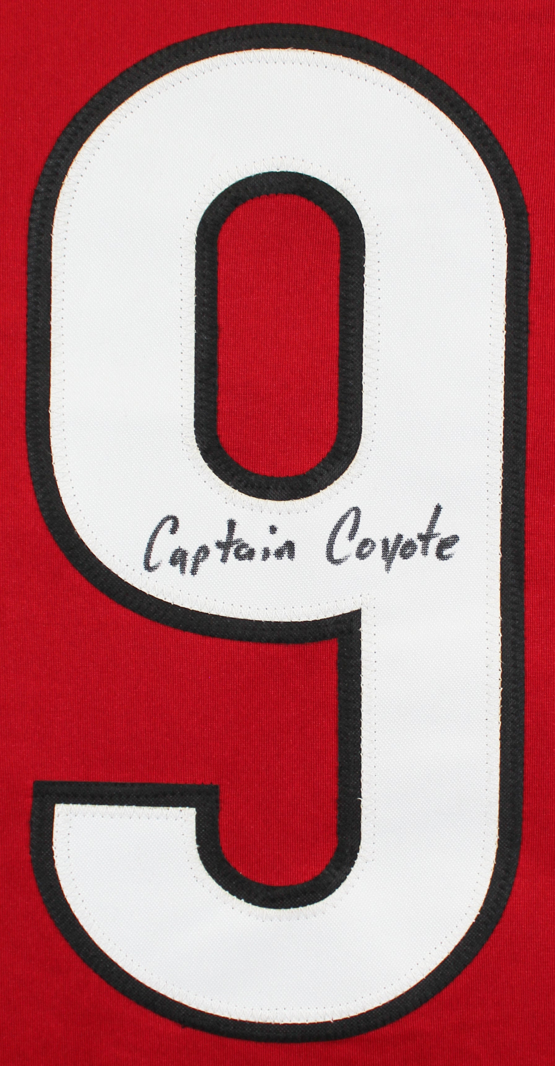 Shane Doan "Captain Coyote" Signed Maroon Pro Style Jersey BAS Witnessed