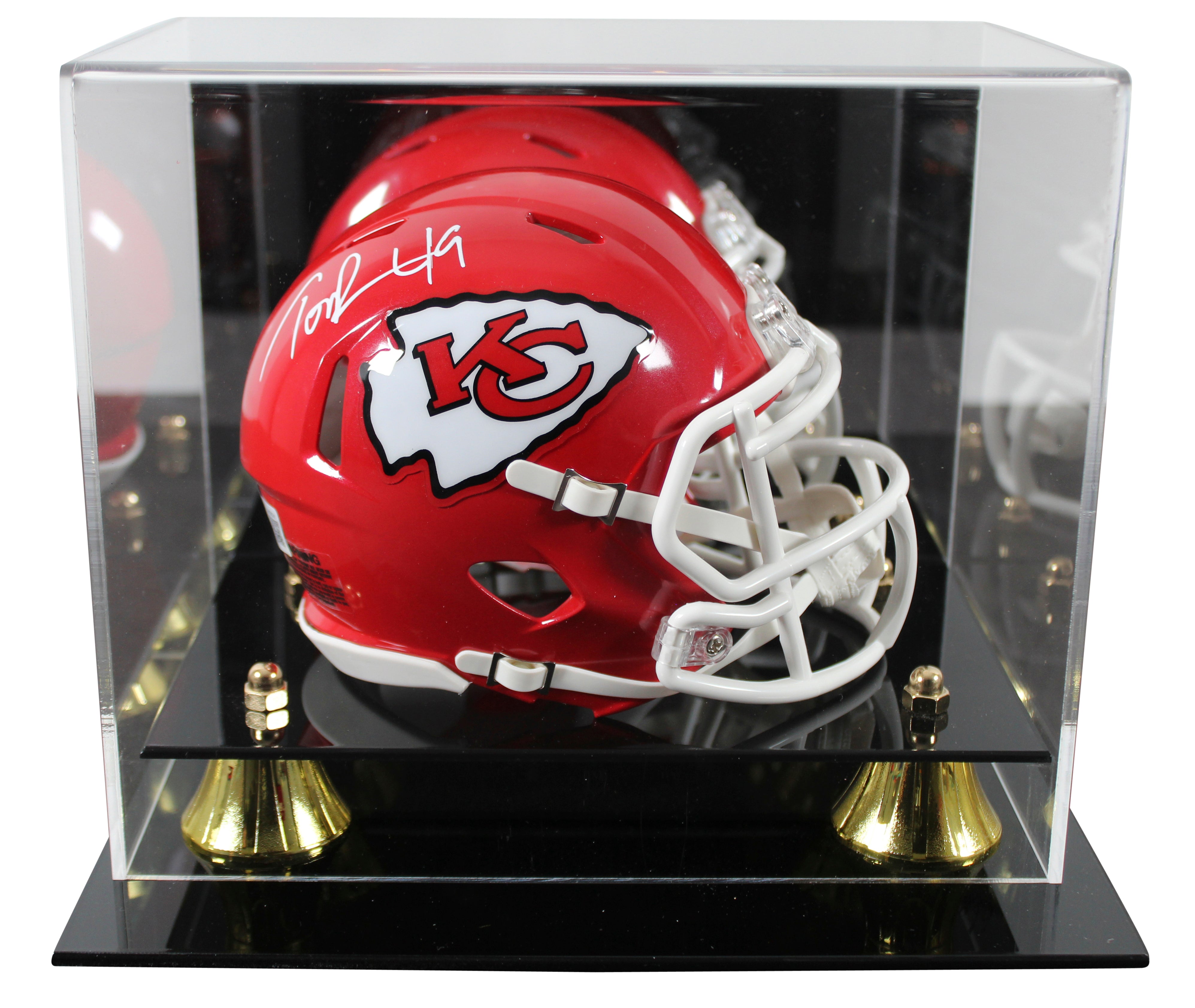 Chiefs Tony Richardson Authentic Signed Speed Mini Helmet W/ Case BAS Witnessed