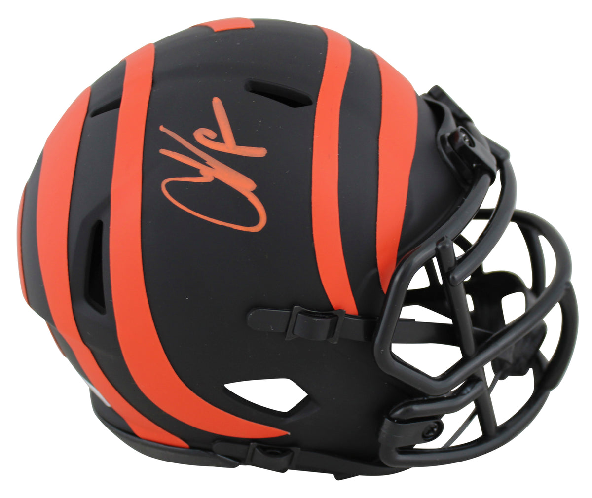 Bengals Chad Johnson Authentic Signed Eclipse Speed Mini Helmet JSA Witness