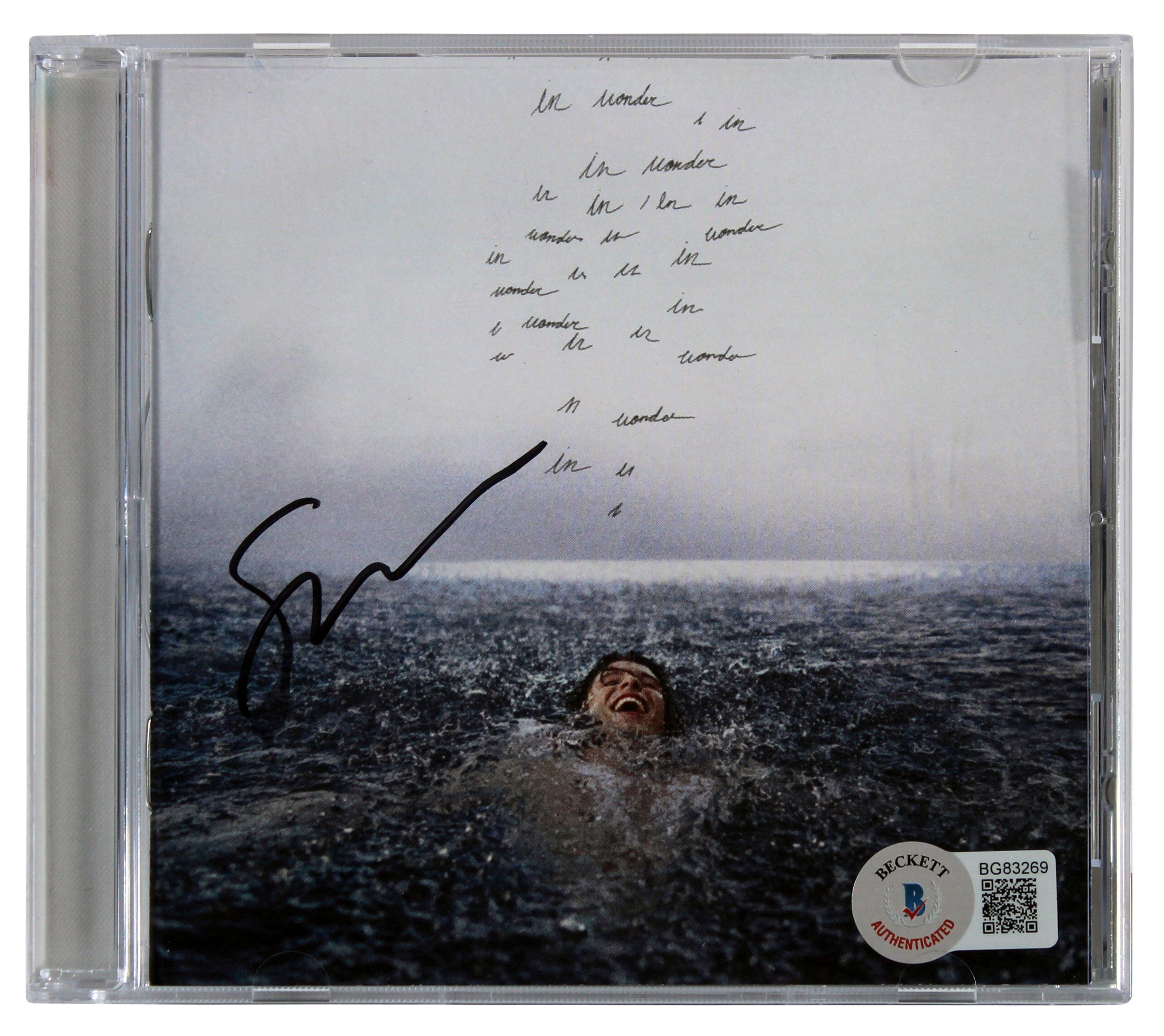 Shawn Mendes Authentic Signed Wonder Cd Insert W/ Disk Autographed BAS #BG83269