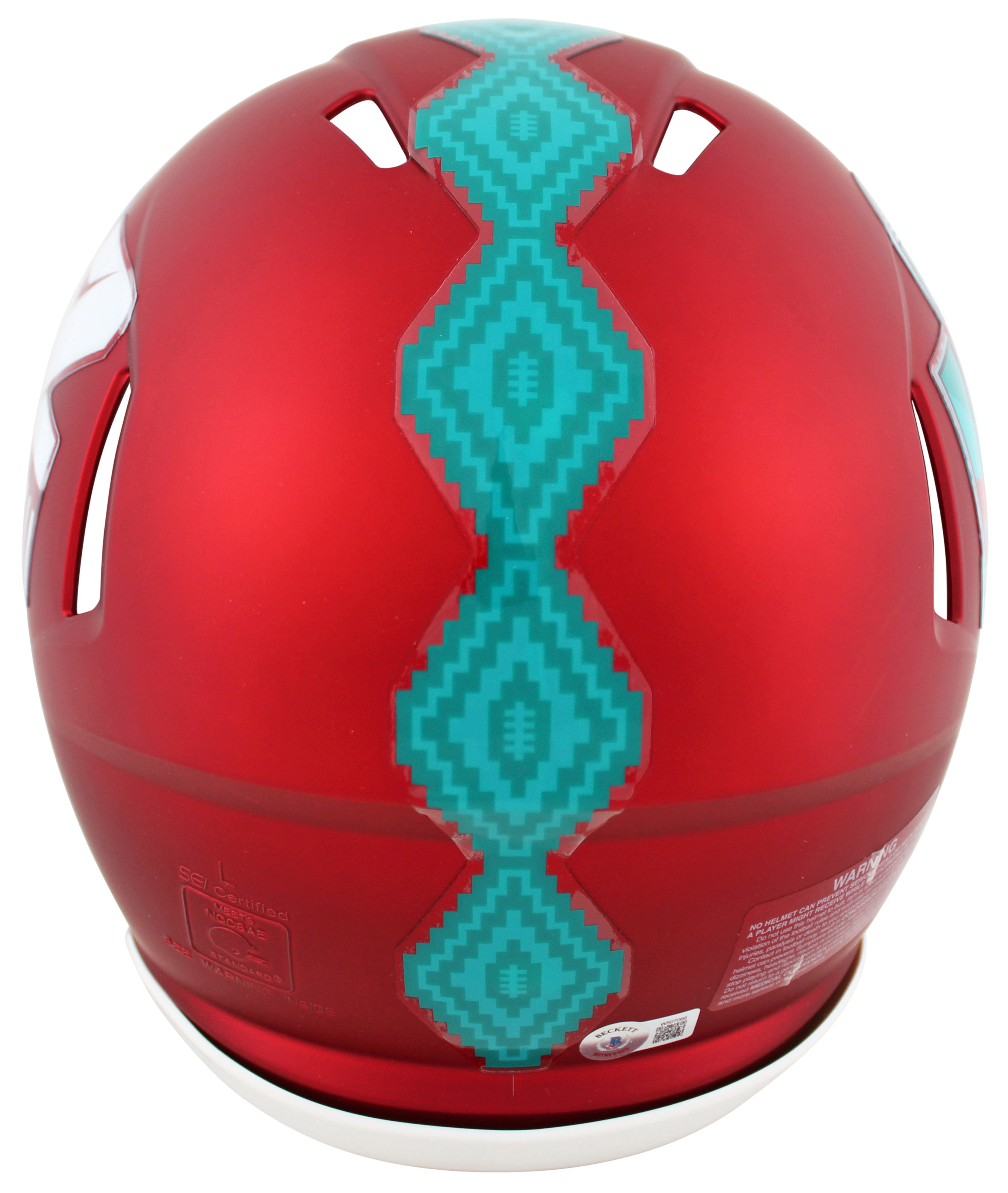 Chiefs Travis Kelce Signed SB LVII Champs Full Size Speed Proline Helmet BAS Wit