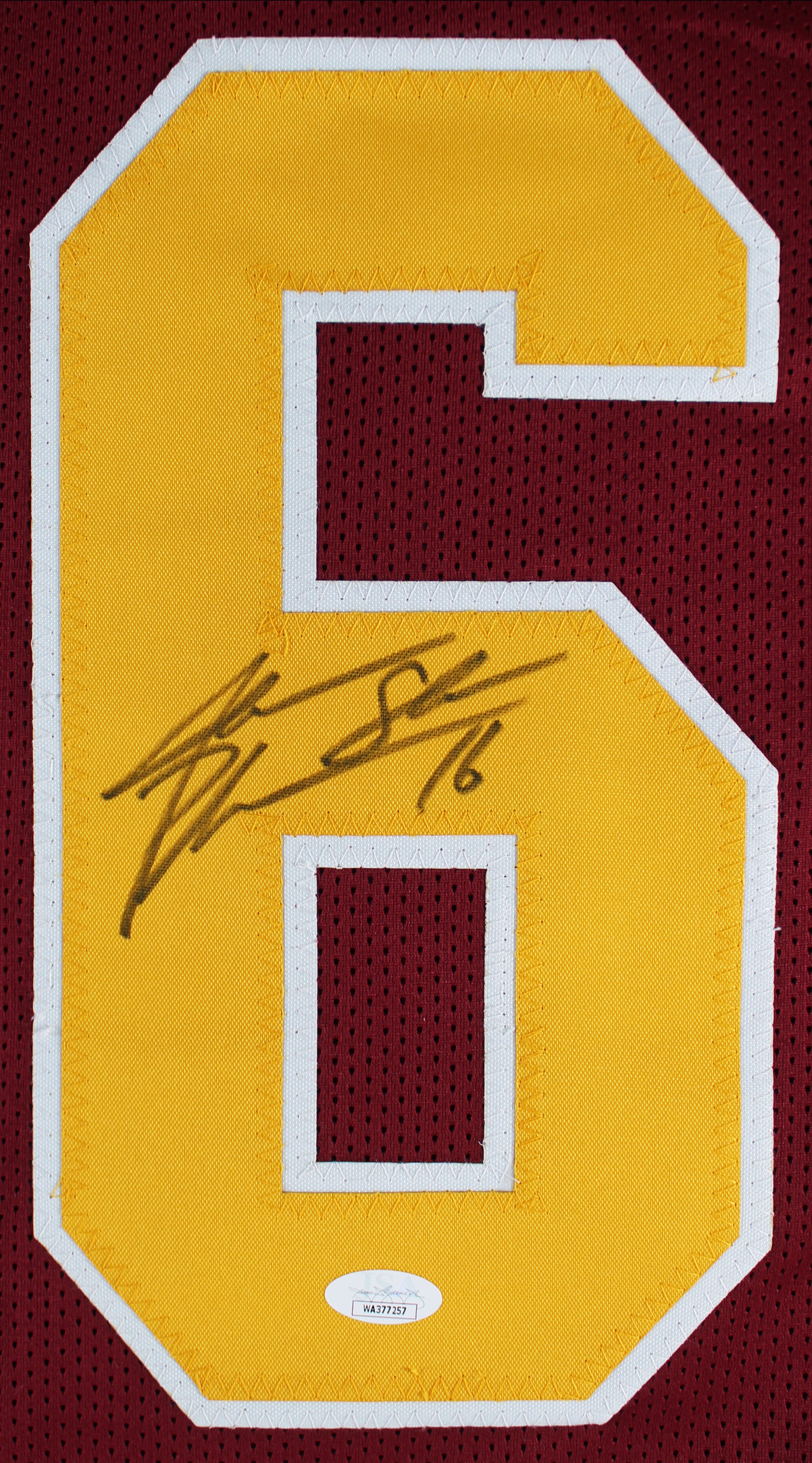 Arizona State Jake Plummer Authentic Signed Maroon Pro Style Jersey JSA Witness