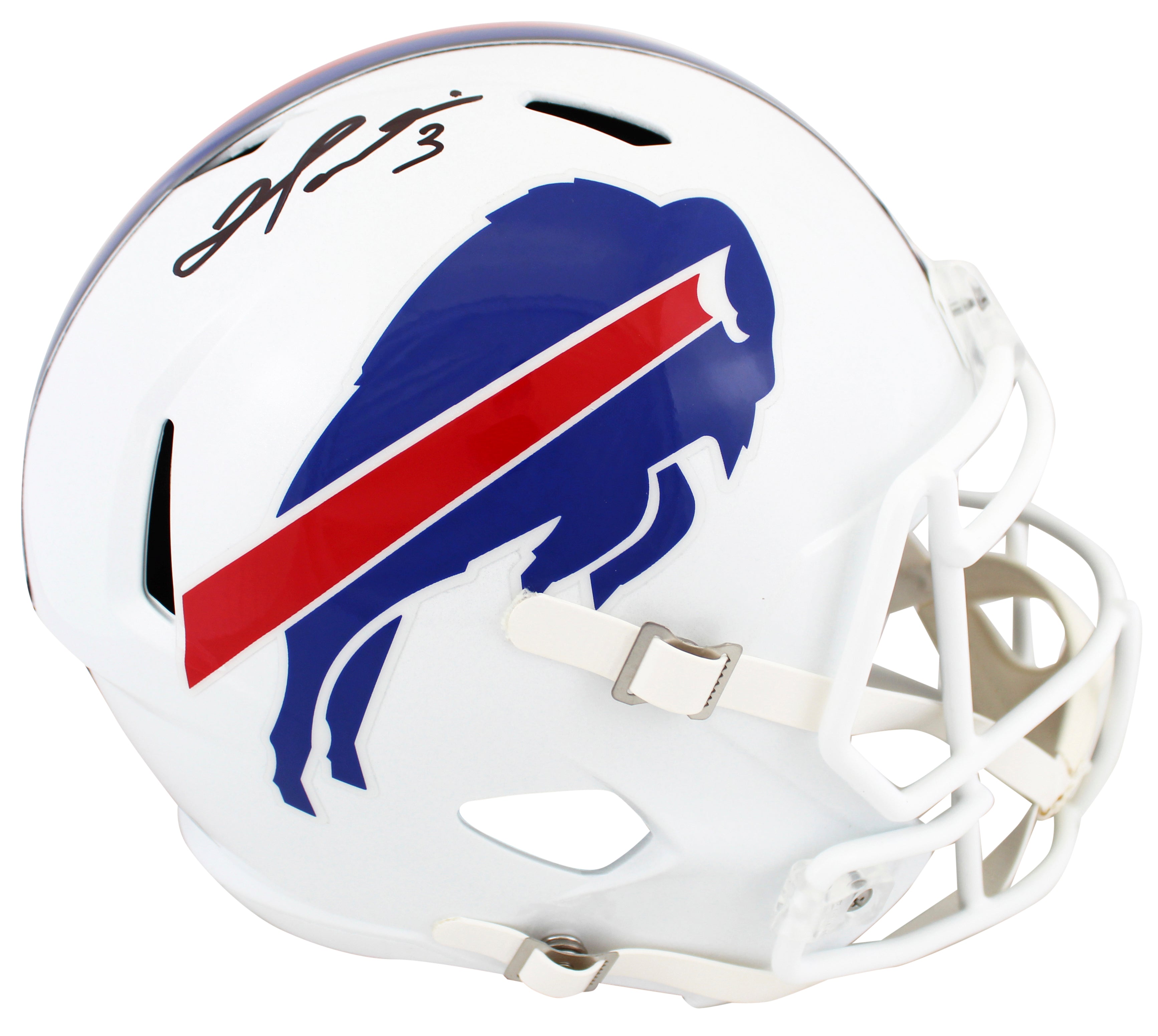 Bills Damar Hamlin Authentic Signed Full Size Speed Rep Helmet BAS Witnessed