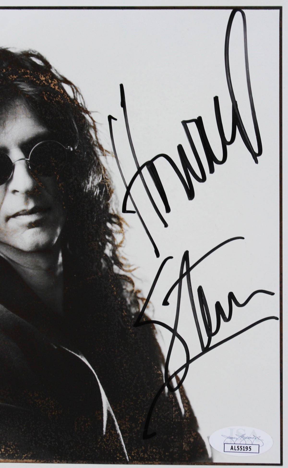 Howard Stern Private Parts Signed 8x10 Framed B&W Promo Photo JSA #AL55195