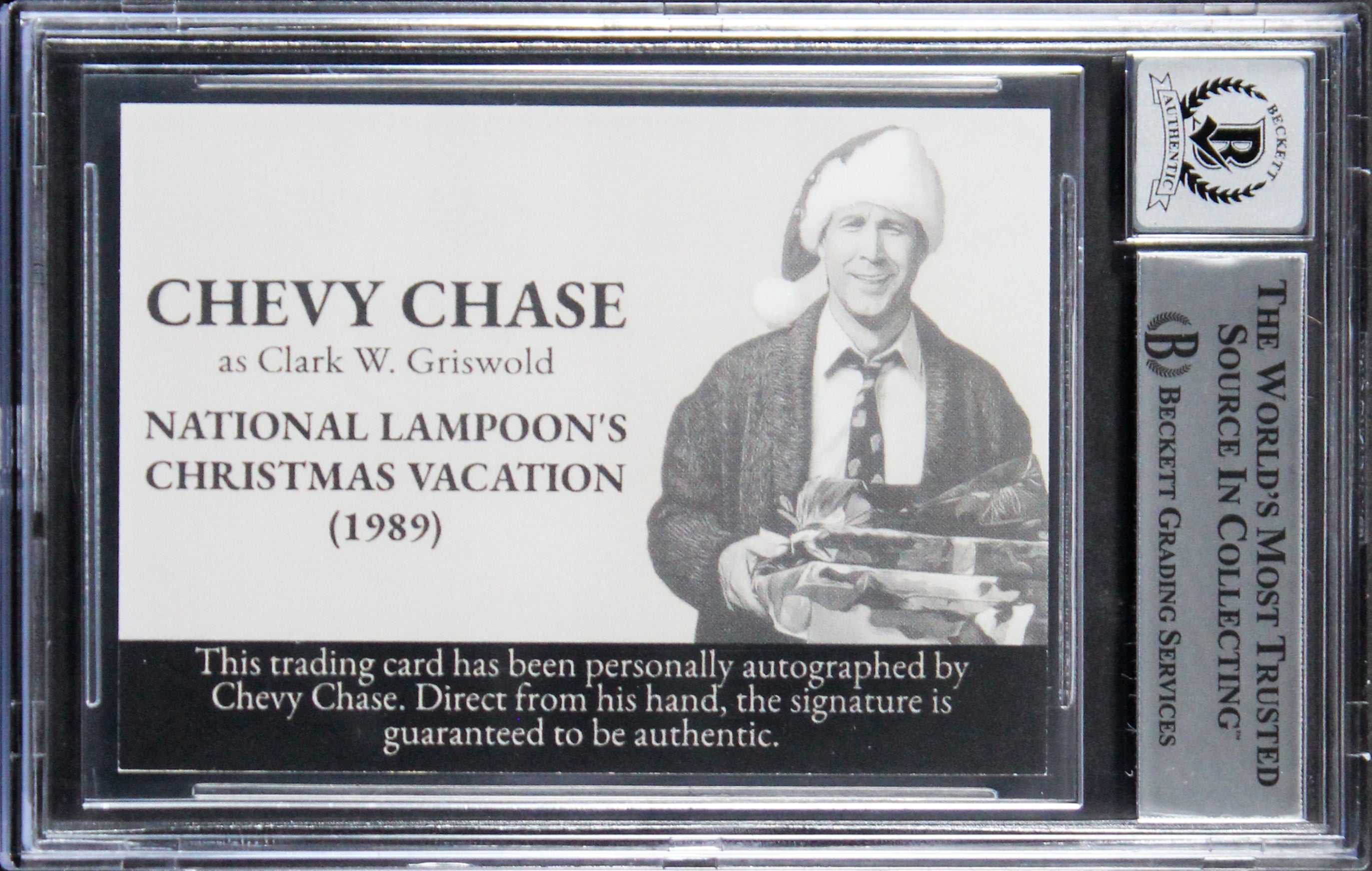 Chase & D'Angelo Christmas Vacation Signed Trading Card Auto 10 BAS Slab 2