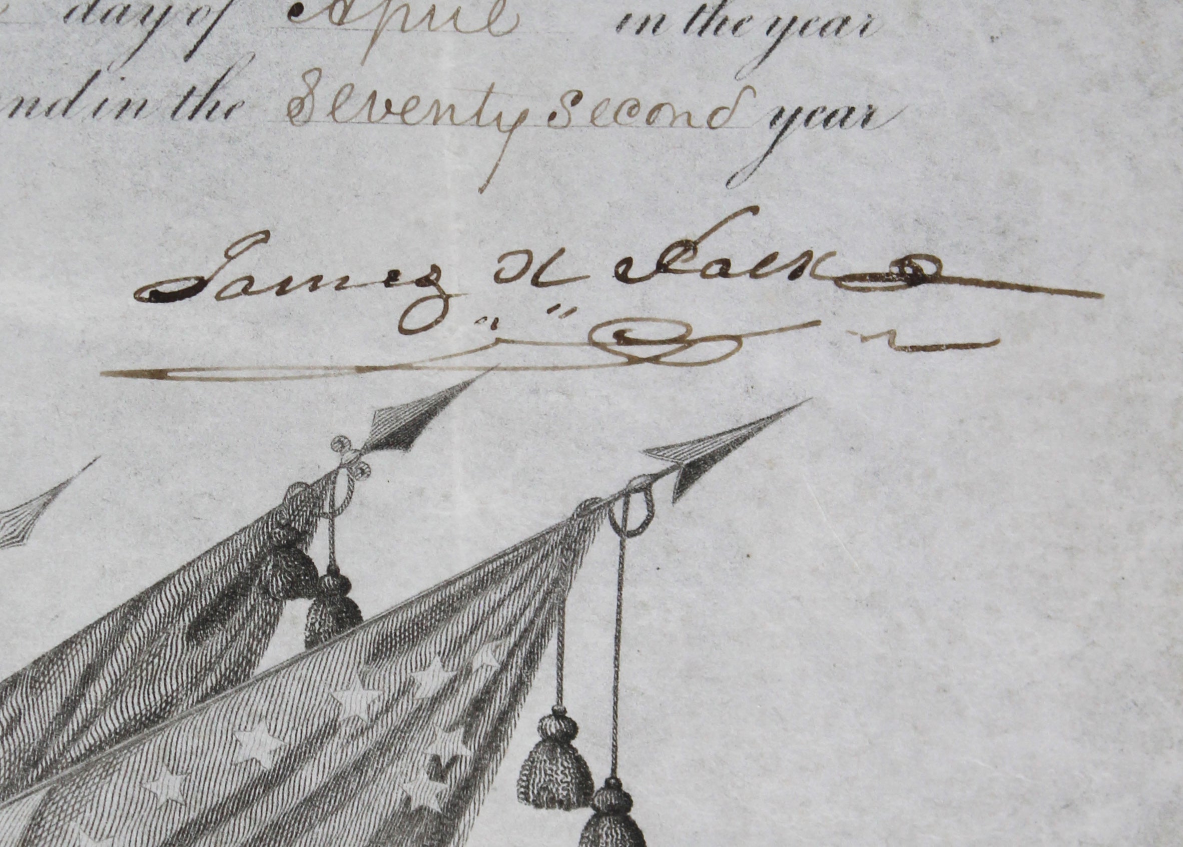 James K. Polk Authentic Signed 14x18.25 1848 Military Appointment BAS #AB14013