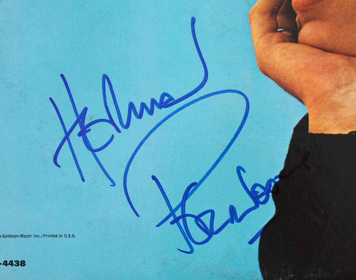 Peter Noone Signed There's A Kind Of Hush All Over The World Album Cover BAS