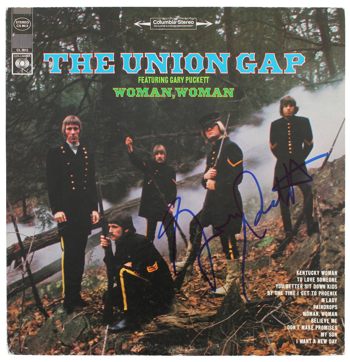 Gary Puckett The Union Gap's Signed Woman, Woman Album Cover BAS #BG82248