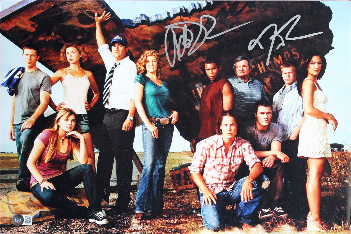 Jesse Plemons & Gaius Charles Friday Night Lights Signed 12x18 Photo BAS