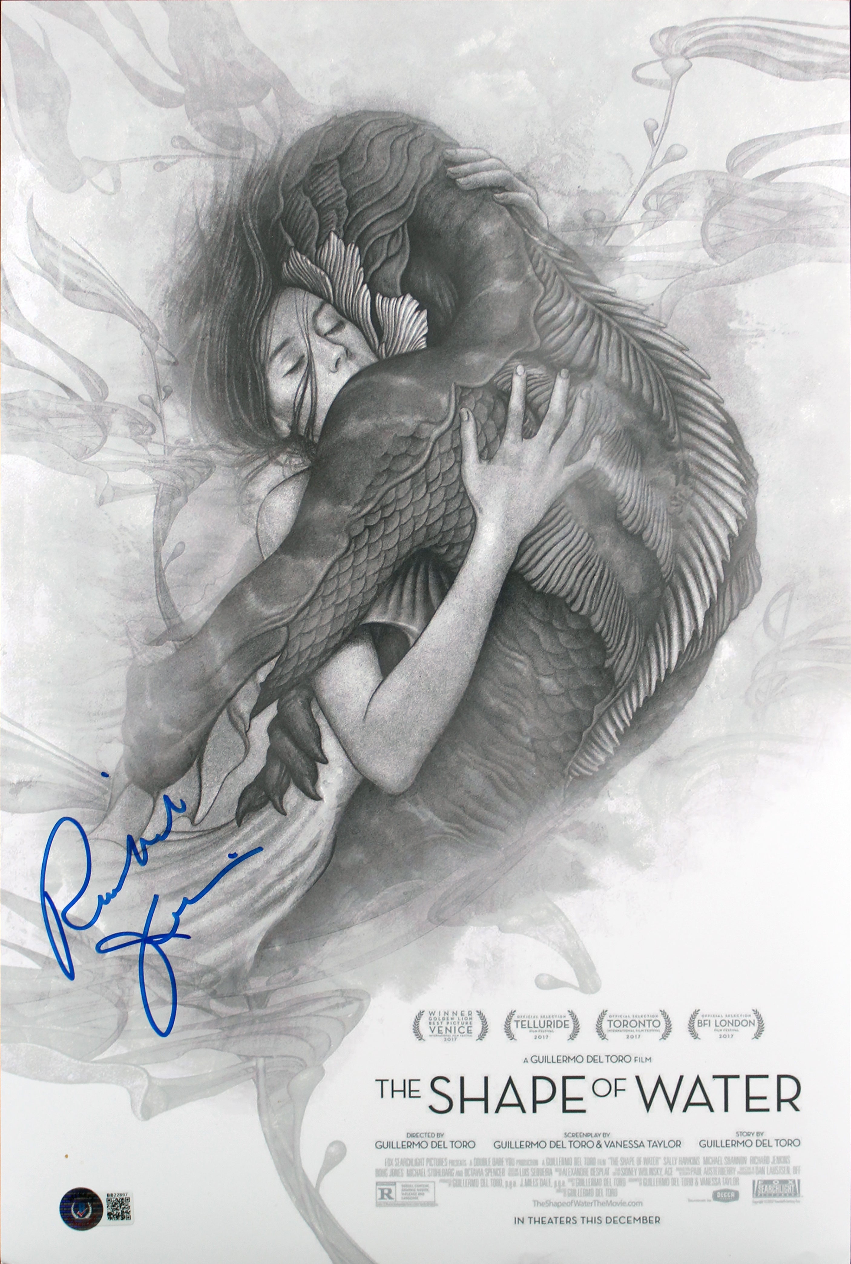 Richard Jenkins The Shape of Water Authentic Signed 12x18 Photo BAS #BB22897