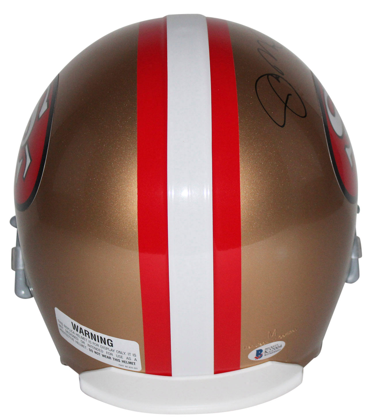 49ers Joe Montana Authentic Signed Full Size Rep Helmet BAS Witnessed