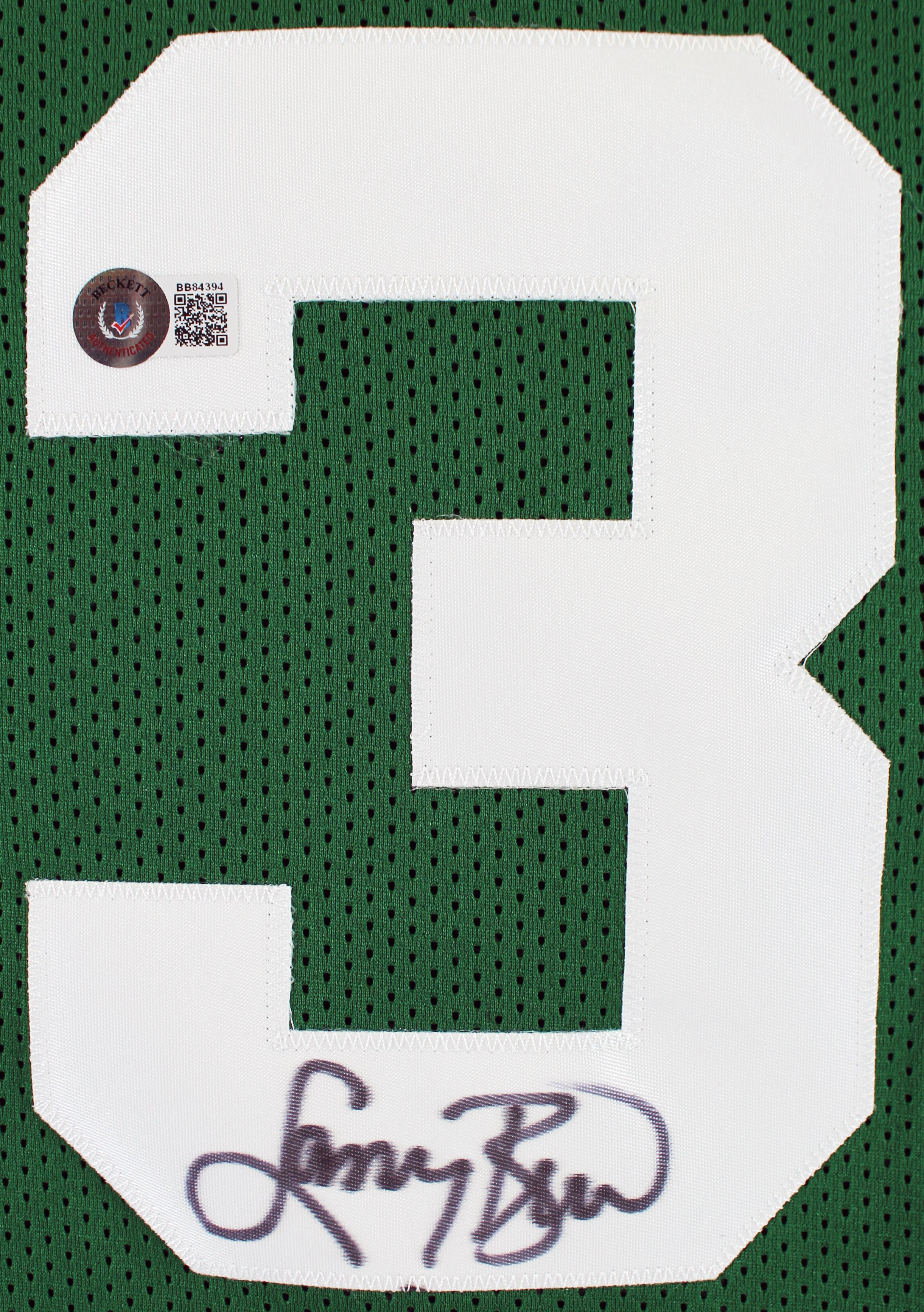 Larry Bird Authentic Signed Green Pro Style Jersey Autographed BAS