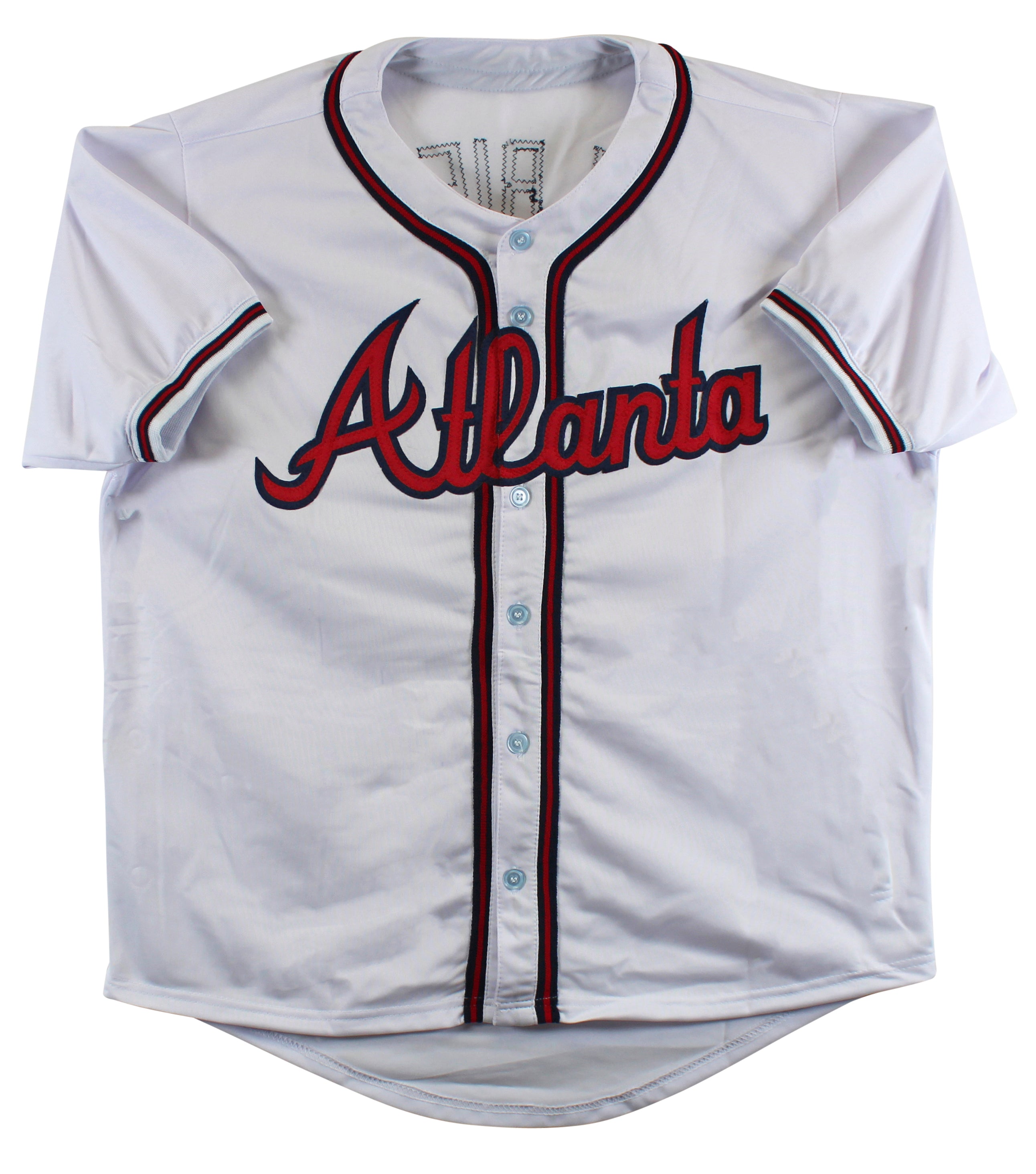 Ozzie Albies Authentic Signed White Pro Style Jersey Autographed JSA