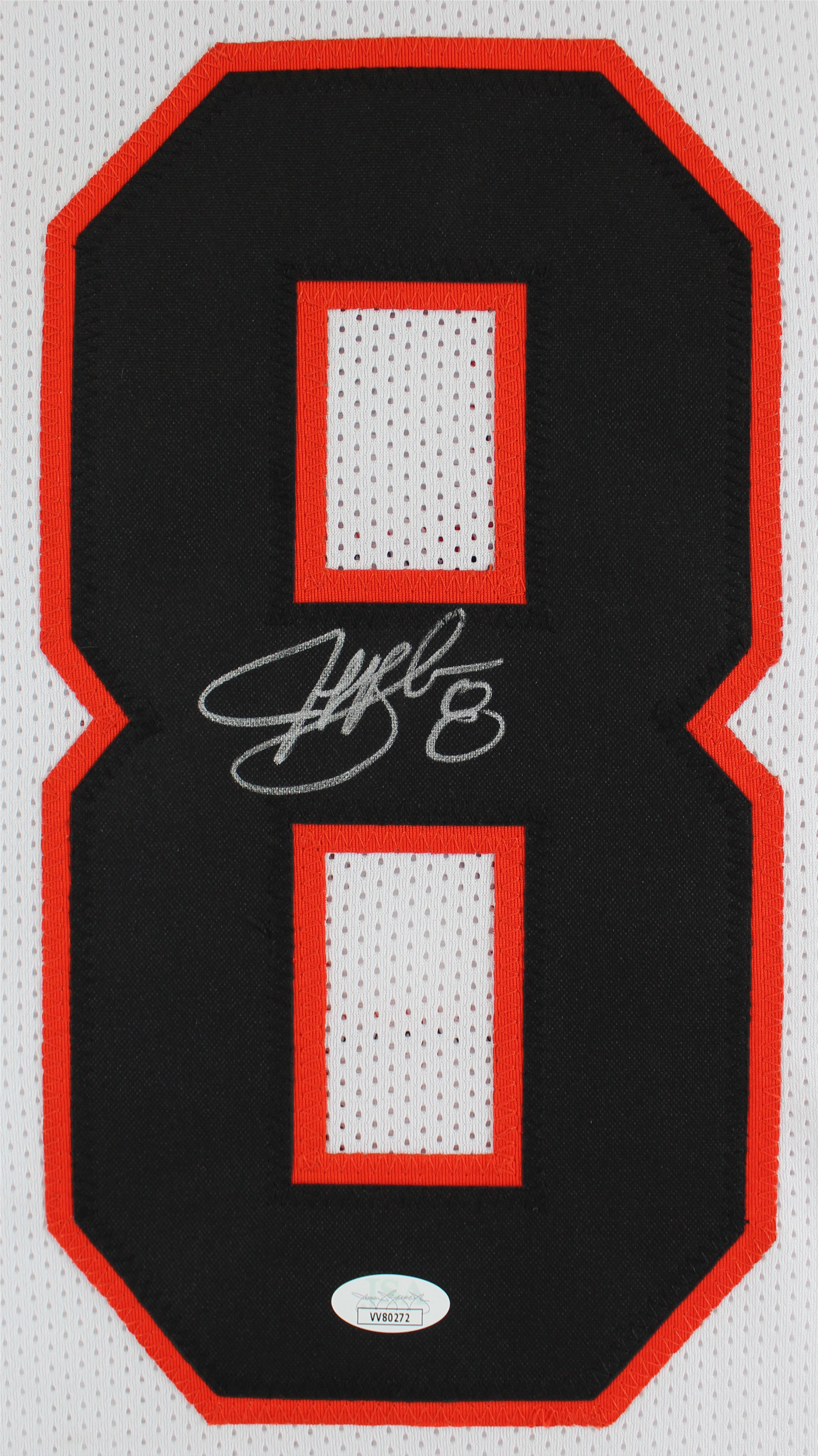 Jeff Blake Authentic Signed White Pro Style Jersey Autographed JSA