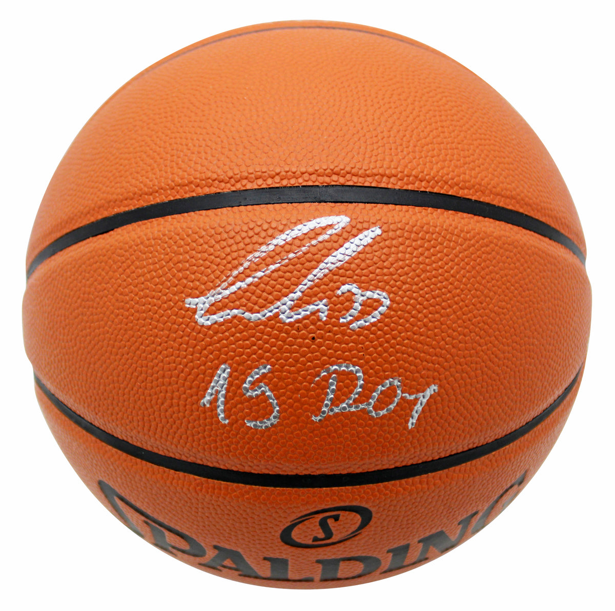 Mavericks Luka Doncic "15 ROY" Signed Spalding Basketball Fanatics #A668460