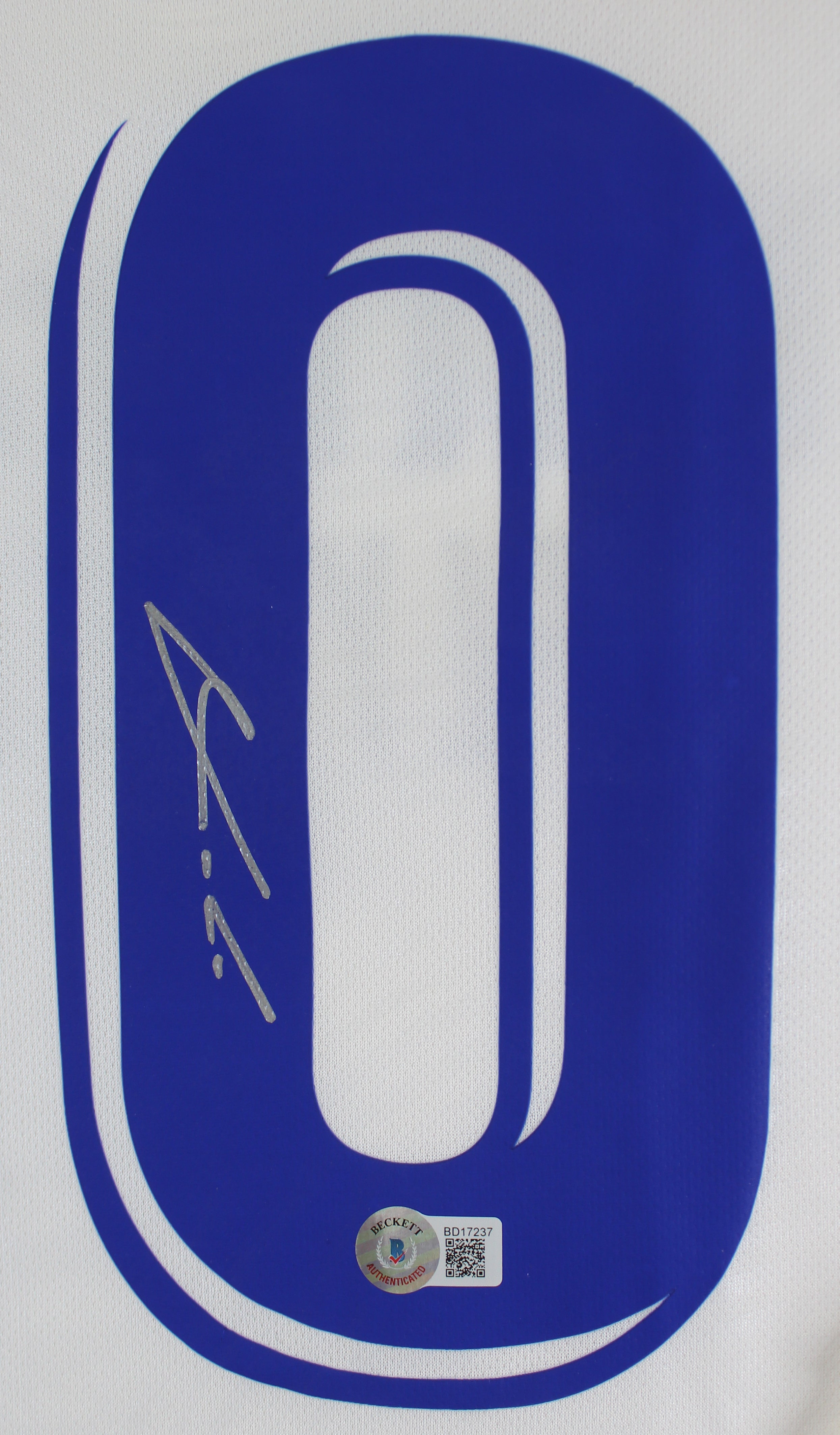 Real Madrid Luka Modric Authentic Signed White Adidas Jersey Autographed BAS