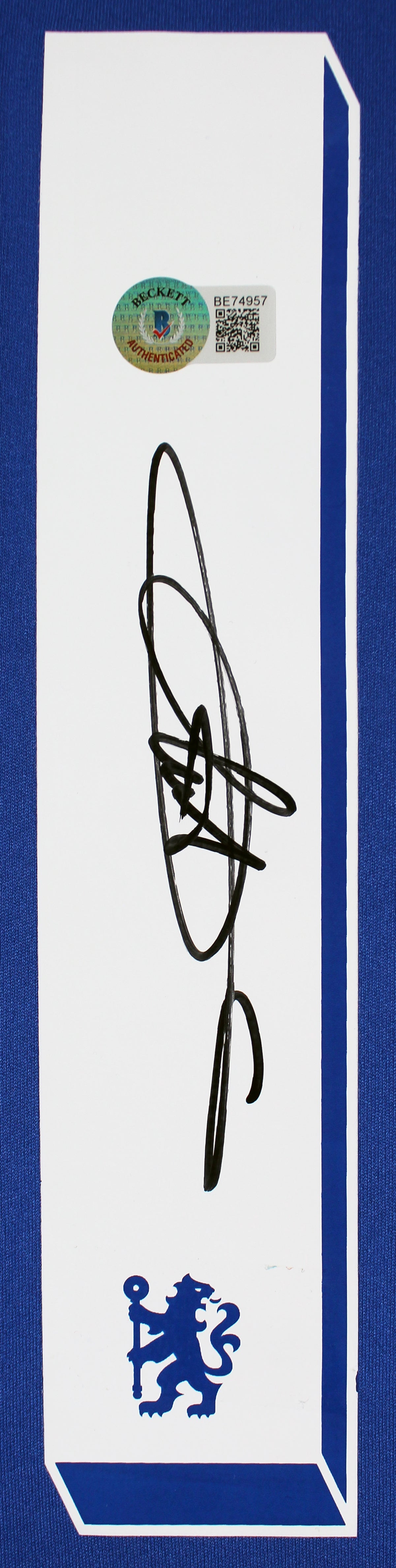Chelsea FC Dider Drogba Authentic Signed Blue Adidas Framed Jersey BAS