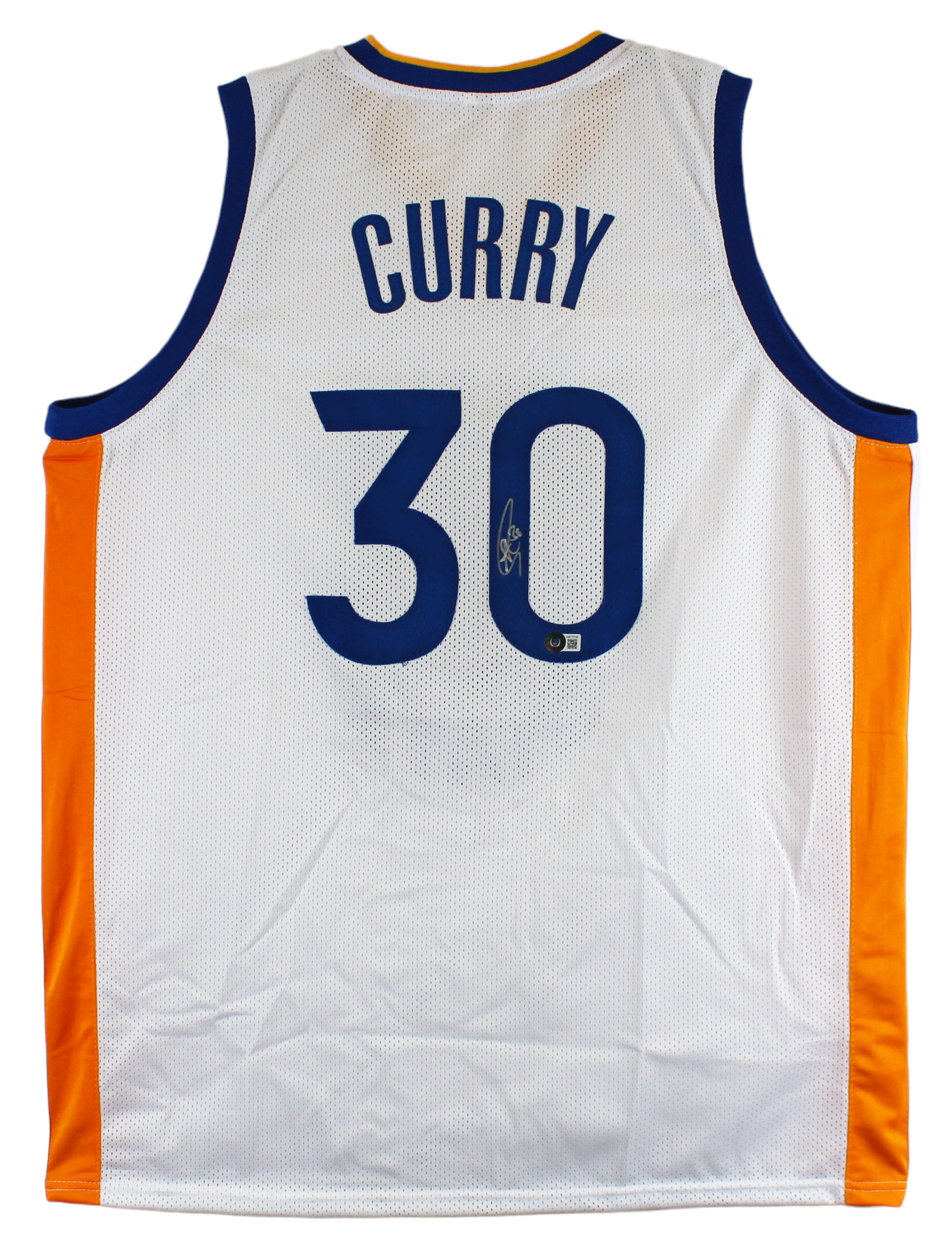 Stephen Curry Authentic Signed White Pro Style Jersey Autographed BAS