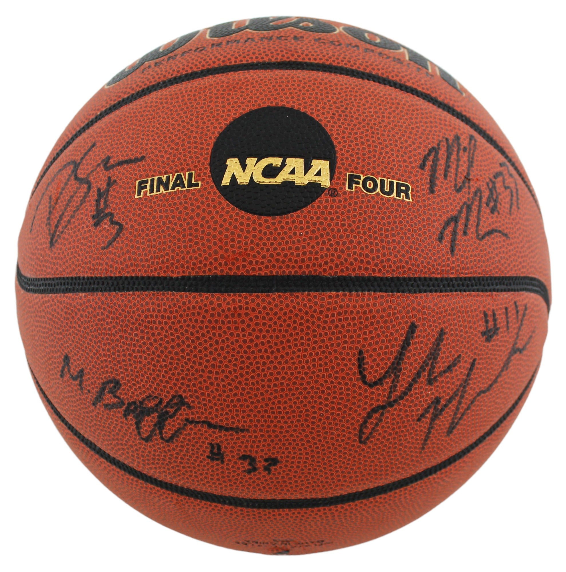 2011-12 Louisville (10) Harrell, Silva +8 Signed Wilson Basketball BAS #AB77945