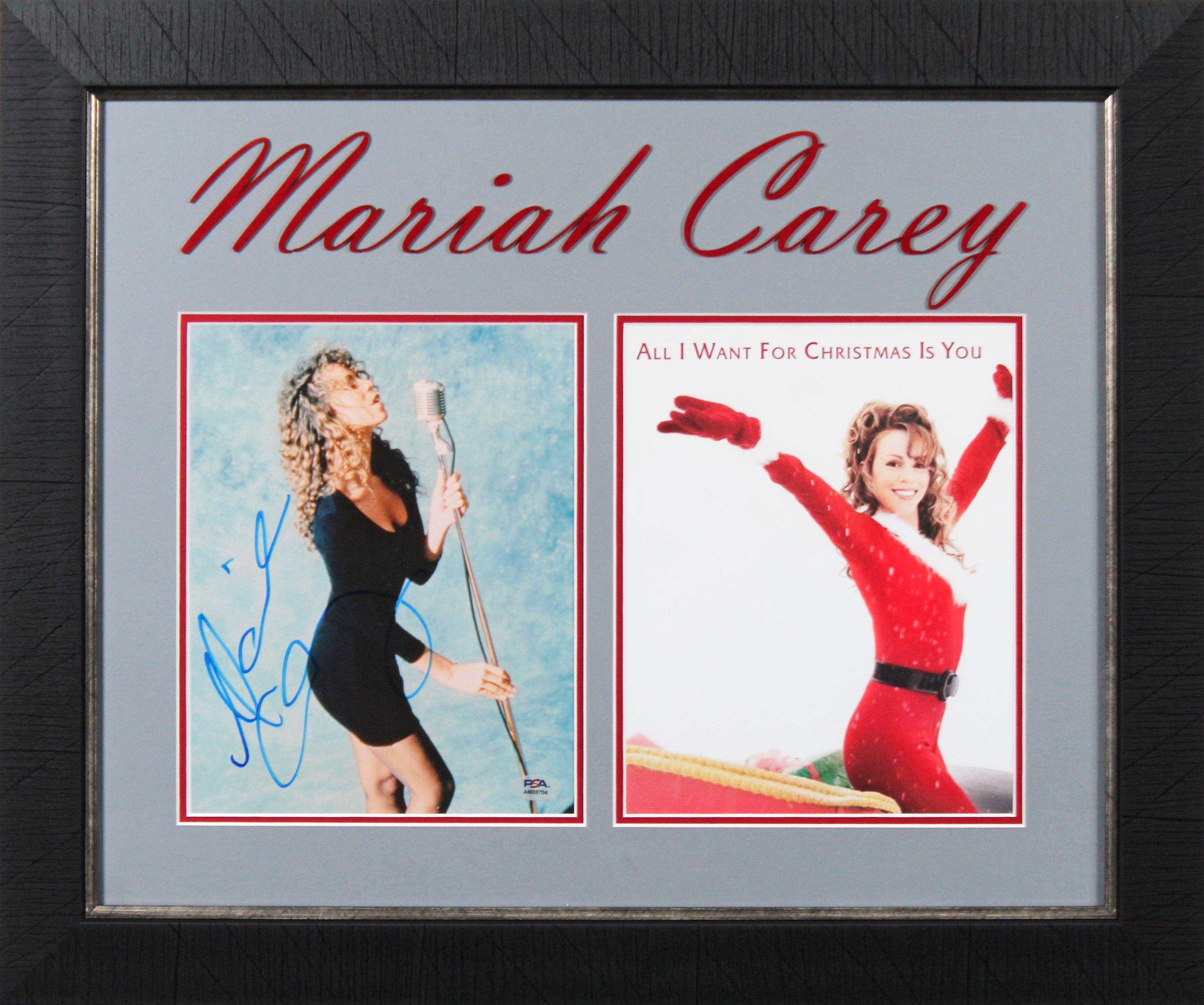 Mariah Carey Authentic Signed 8x10 Framed Photo Autographed PSA/DNA #AM88704