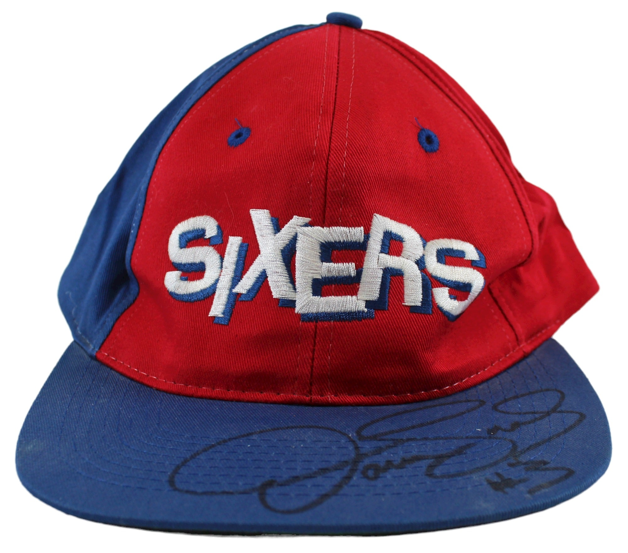 76ers Dana Barros Authentic Signed Vintage Hat Autographed BAS #BG79112