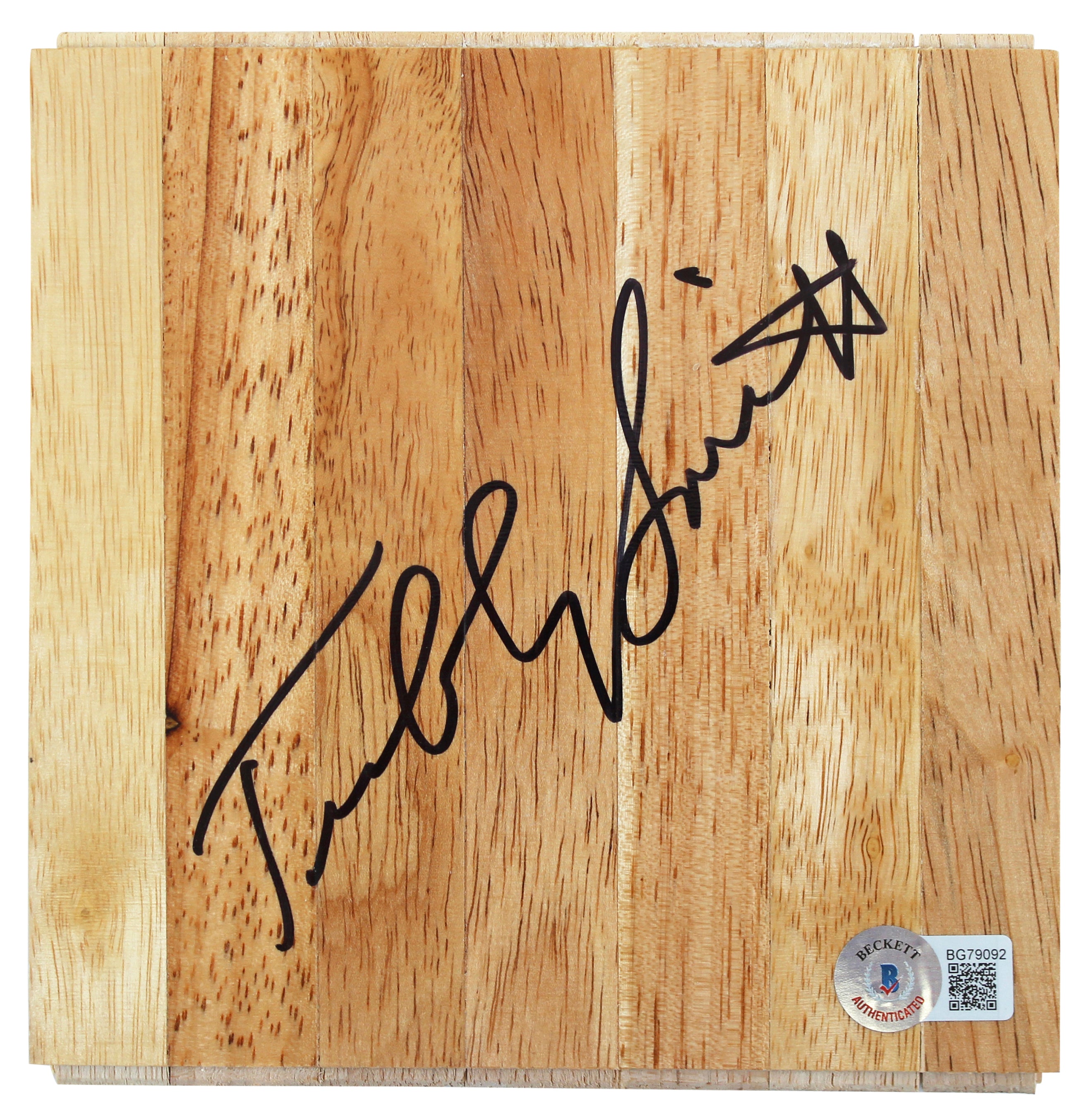 Kentucky Tubby Smith Authentic Signed 6x6 Floorboard Autographed BAS #BG79092