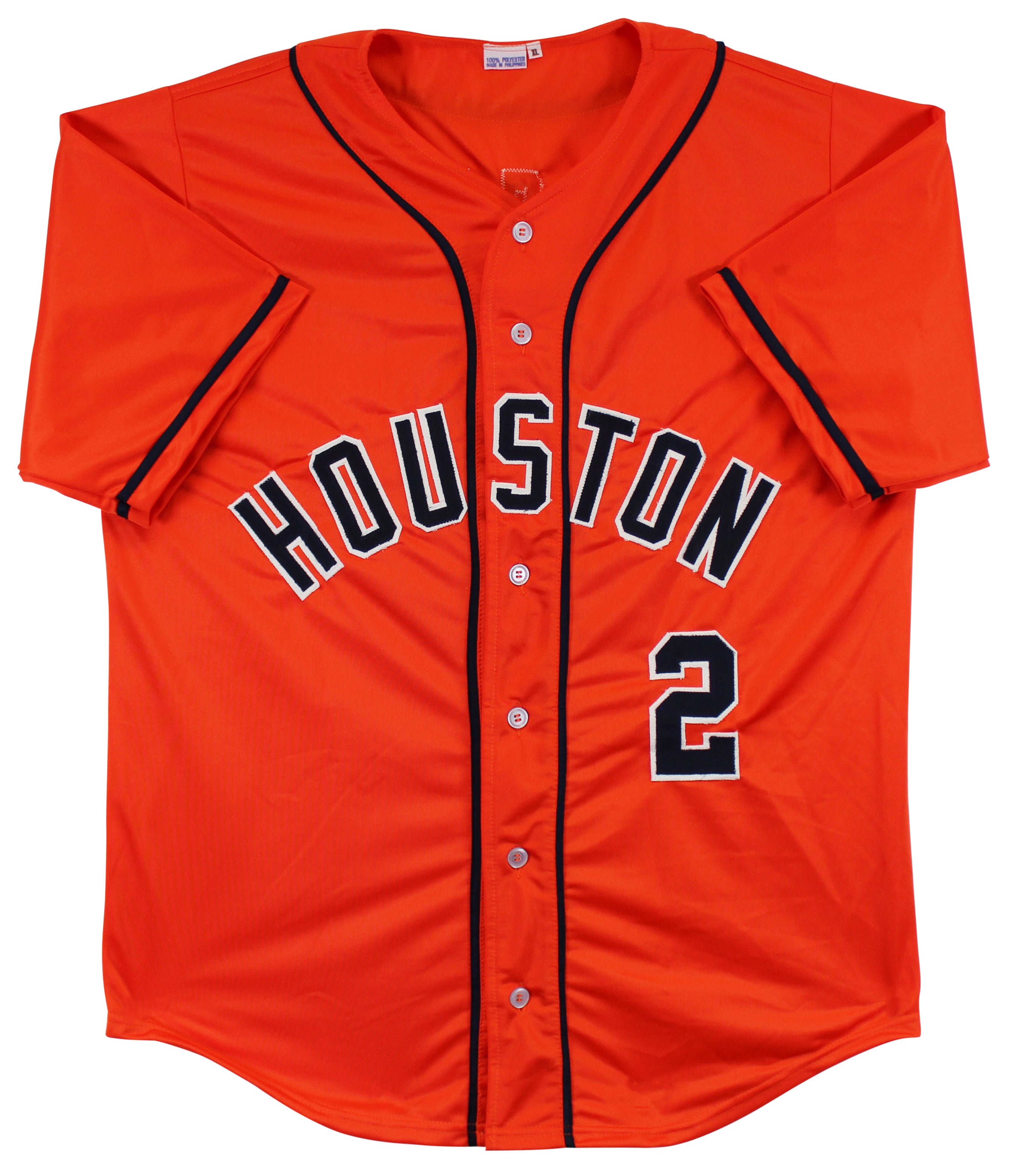 Alex Bregman Authentic Signed Orange Pro Style Jersey BAS Witnessed