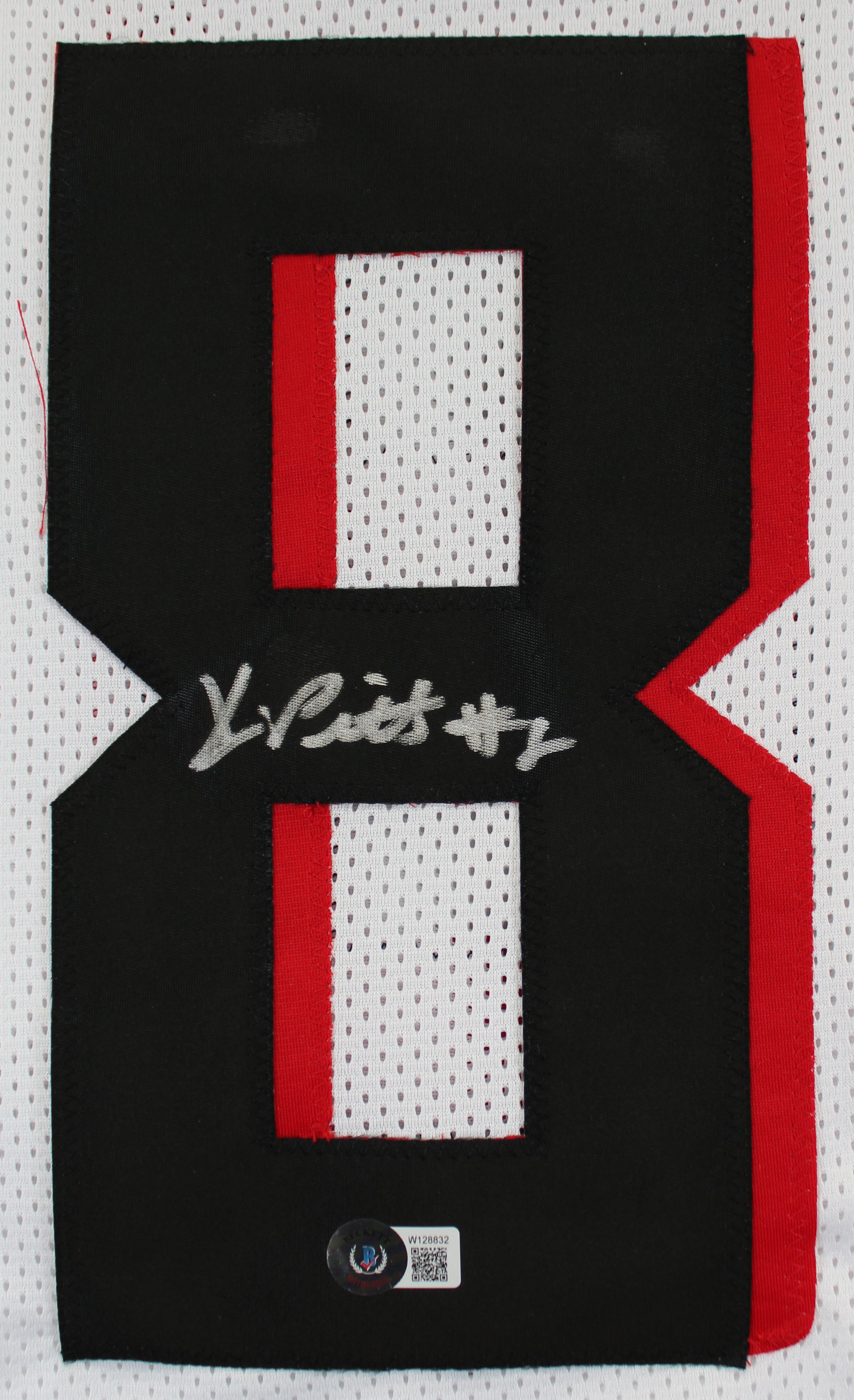 Kyle Pitts Authentic Signed White Pro Style Jersey Autographed BAS Witnessed